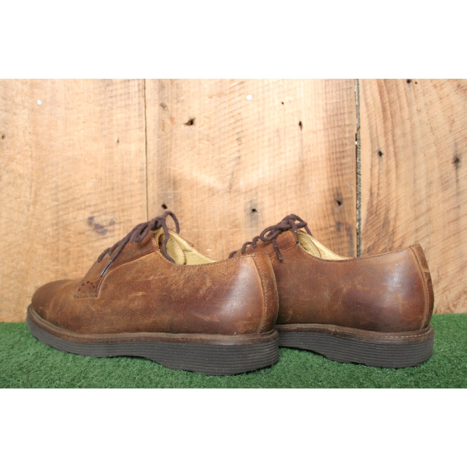 Vintage MARTIN DINGMAN Brown Leather Oxford Sz. 10M Men Casual Shoes Oxfort Brown Leather Oxford Mens 10 M Size US 10 / EU 43 - 3 Thumbnail