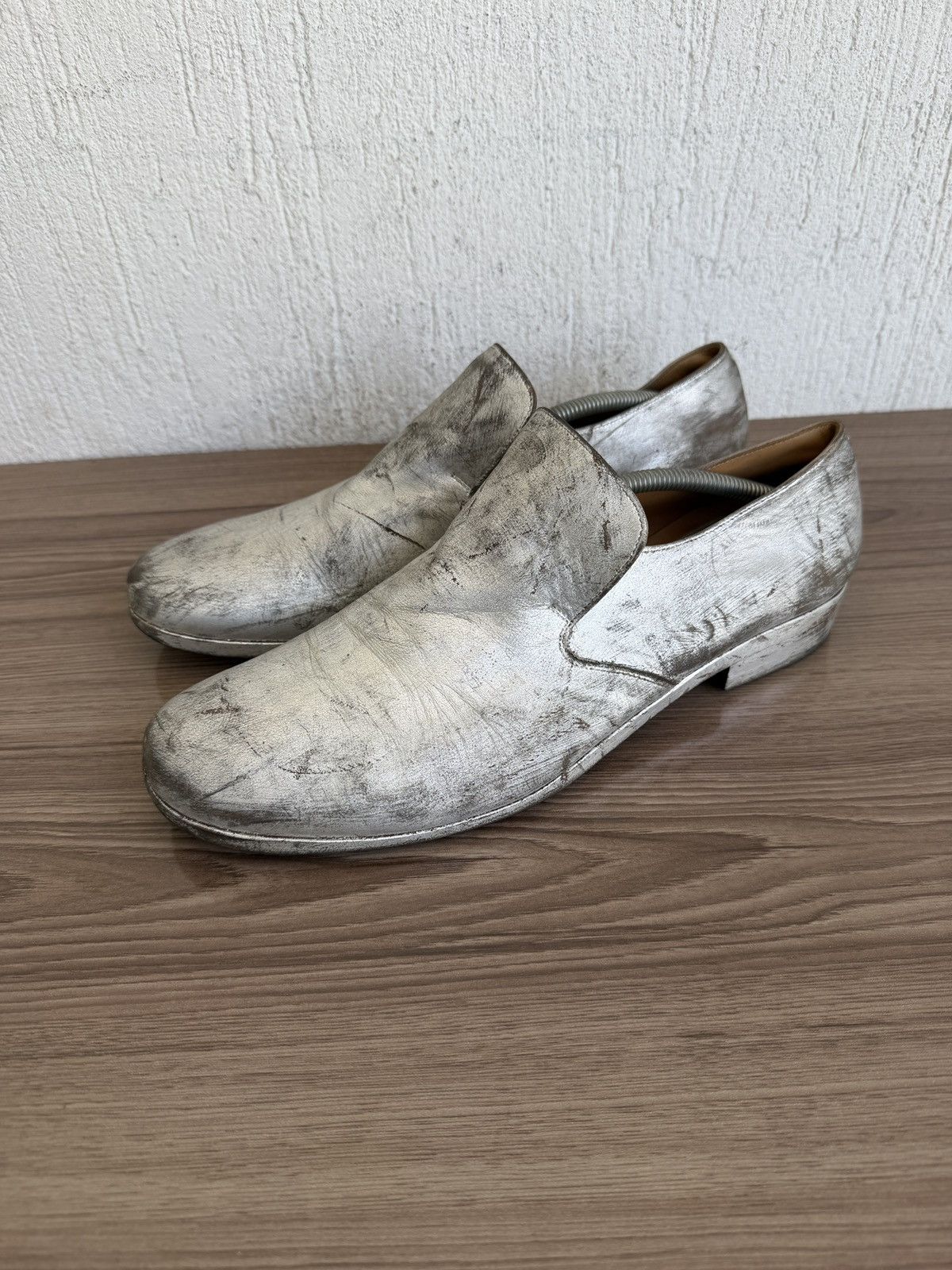 Maison Margiela Extremely rare🔥❗️Distressed painted loafers Size US 9 / EU 42 - 1 Thumbnail