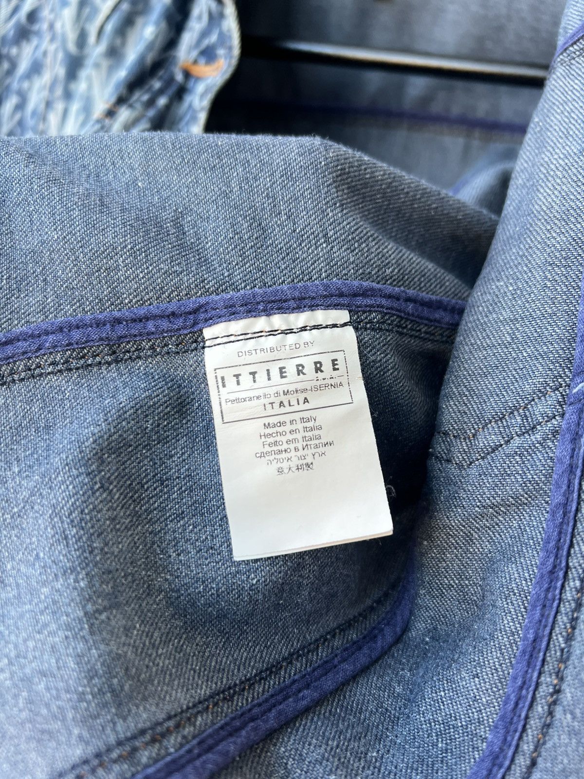 Versace Versace Monogram Logo Denim Blue Jacket Size XS / US 0-2 / IT 36-38 - 6 Thumbnail