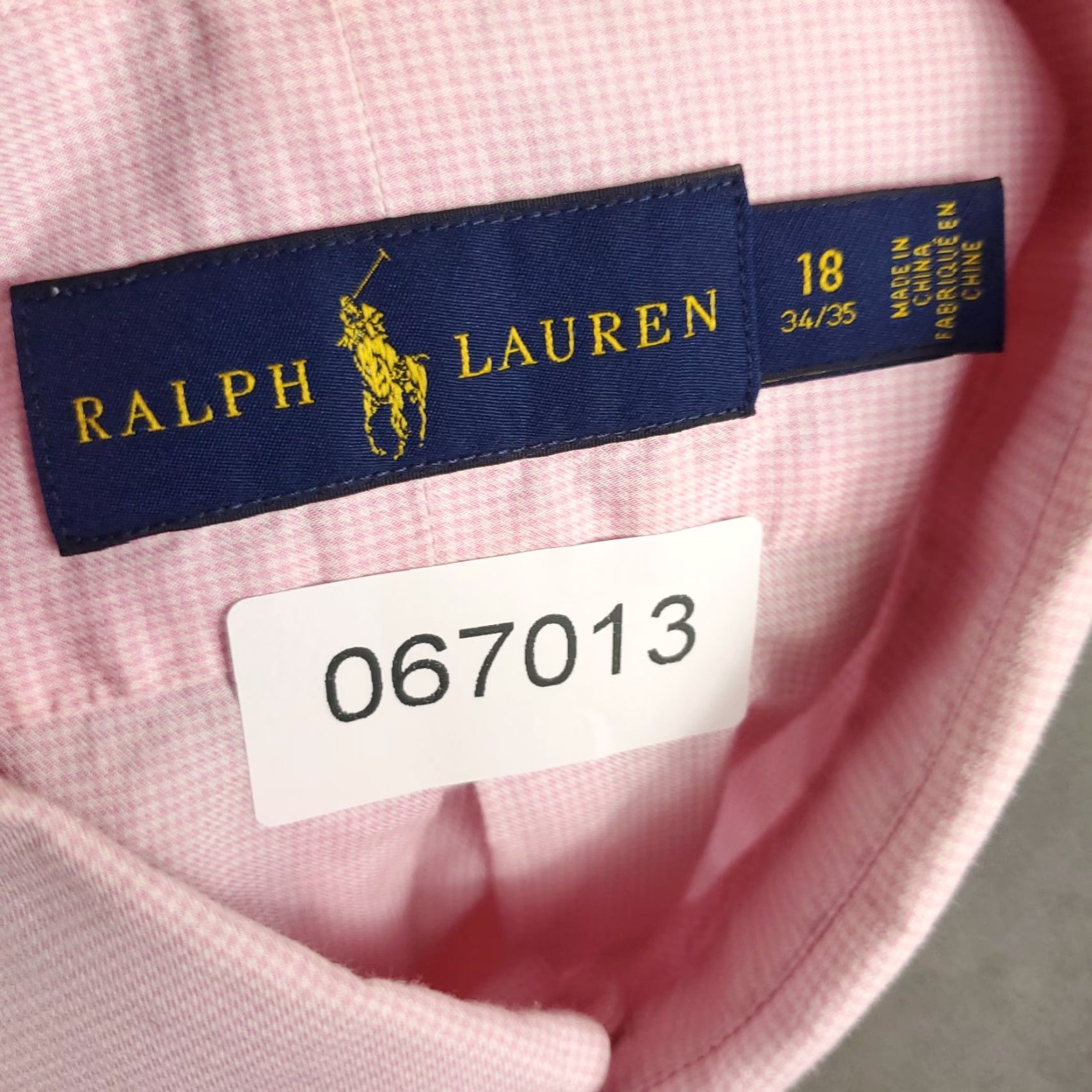Ralph Lauren Ralph Lauren Shirt Mens 18 Pink Pony Dress Button Up Long Sleeve Size 48R - 8 Thumbnail
