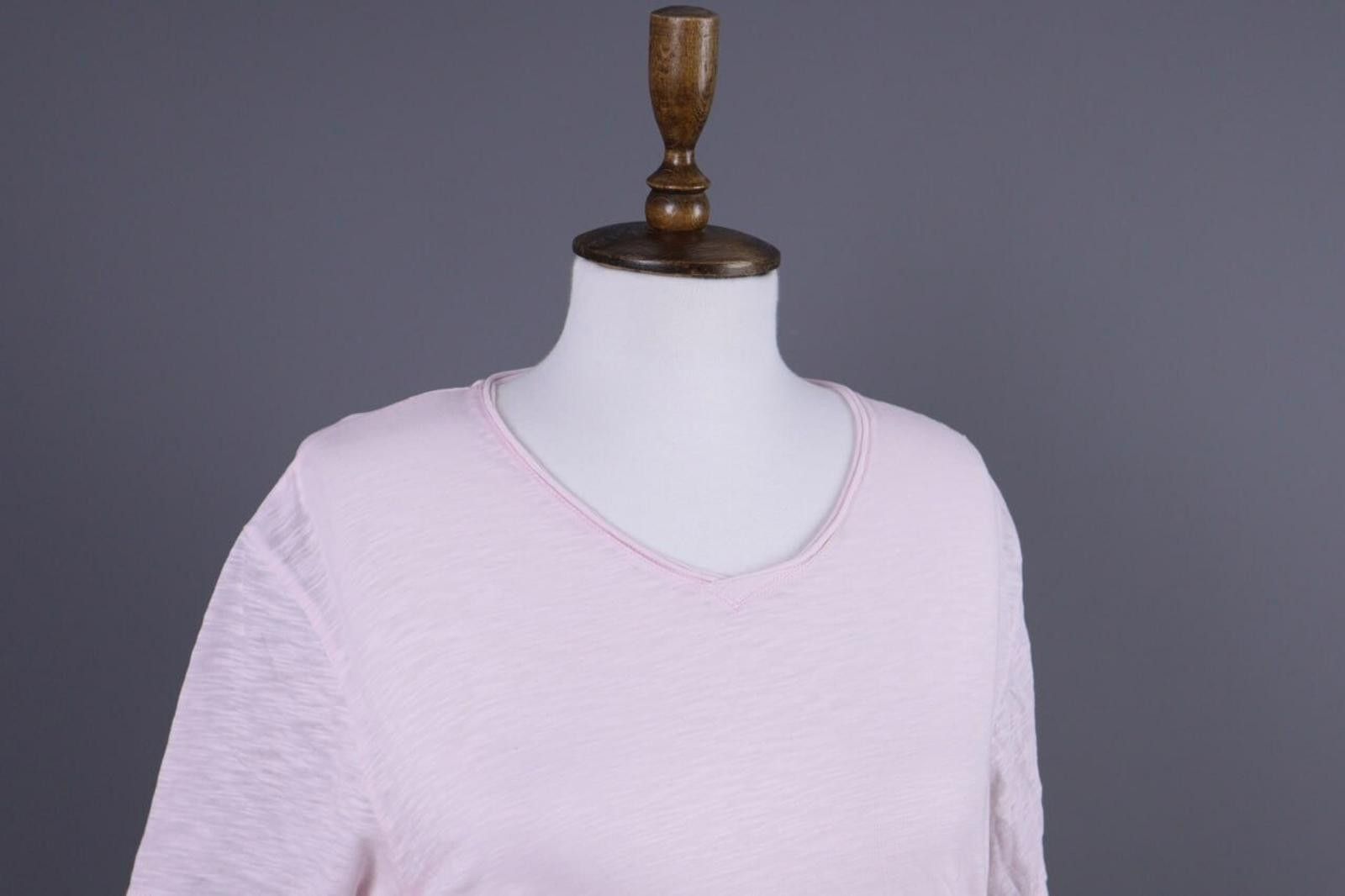Zadig & Voltaire Zadig & Voltaire Pink Scoop Neck Summer T-Shirt Size M Size M / US 6-8 / IT 42-44 - 3 Thumbnail