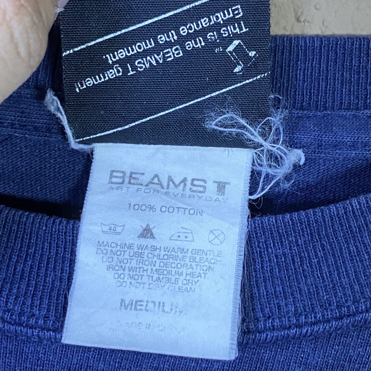 Beams Plus Vintage Y2K BEAMS Spellout Long Sleeve Tee Size US M / EU 48-50 / 2 - 7 Thumbnail
