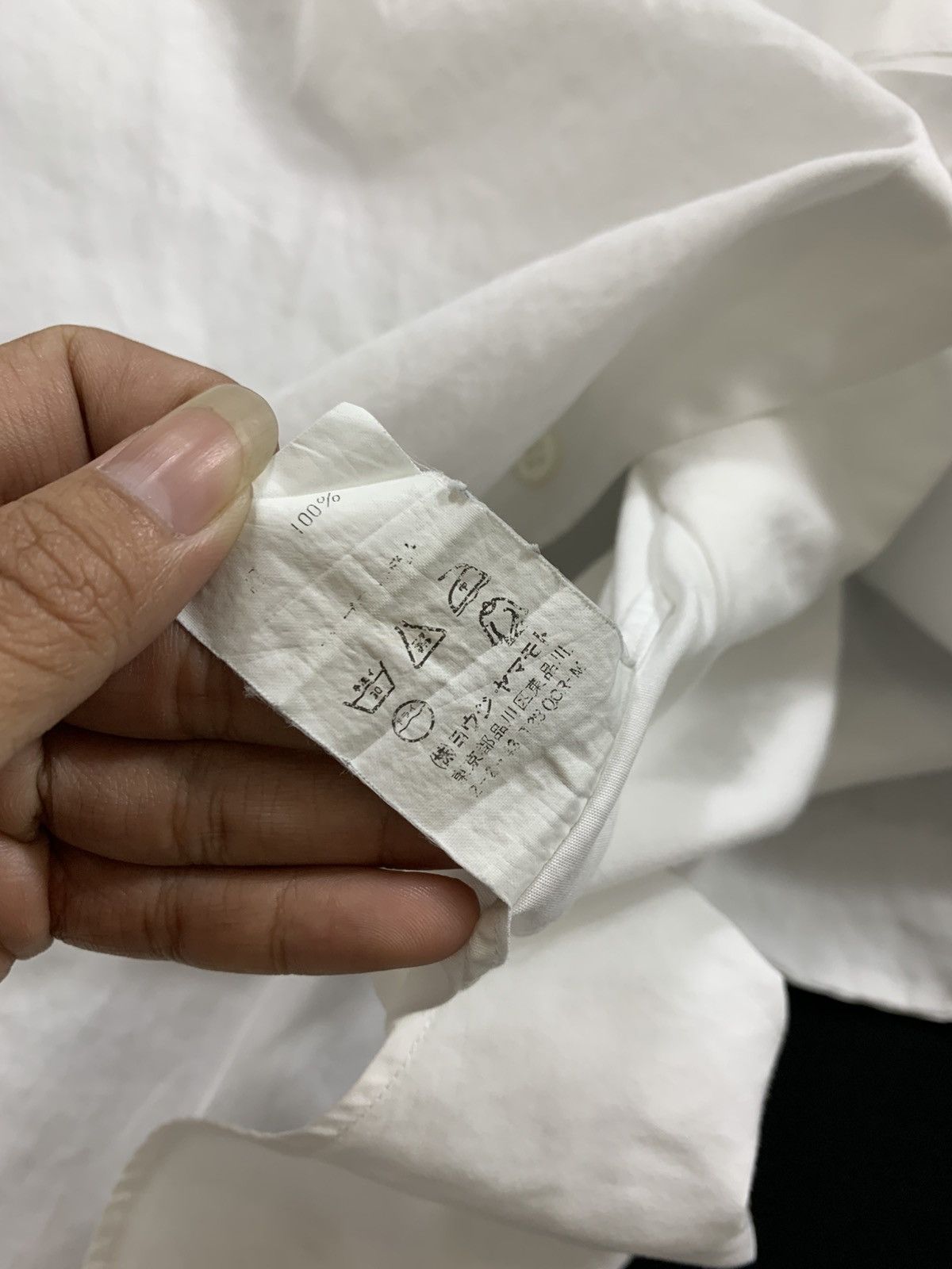 Yohji Yamamoto YOHJI YAMAMOTO y's for men White Shirt Size US L / EU 52-54 / 3 - 5 Thumbnail