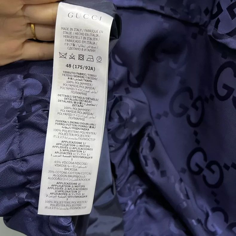 Gucci Gucci Color-blocked GG full-print half-zip jacket 2502-Next Size US M / EU 48-50 / 2 - 3 Thumbnail