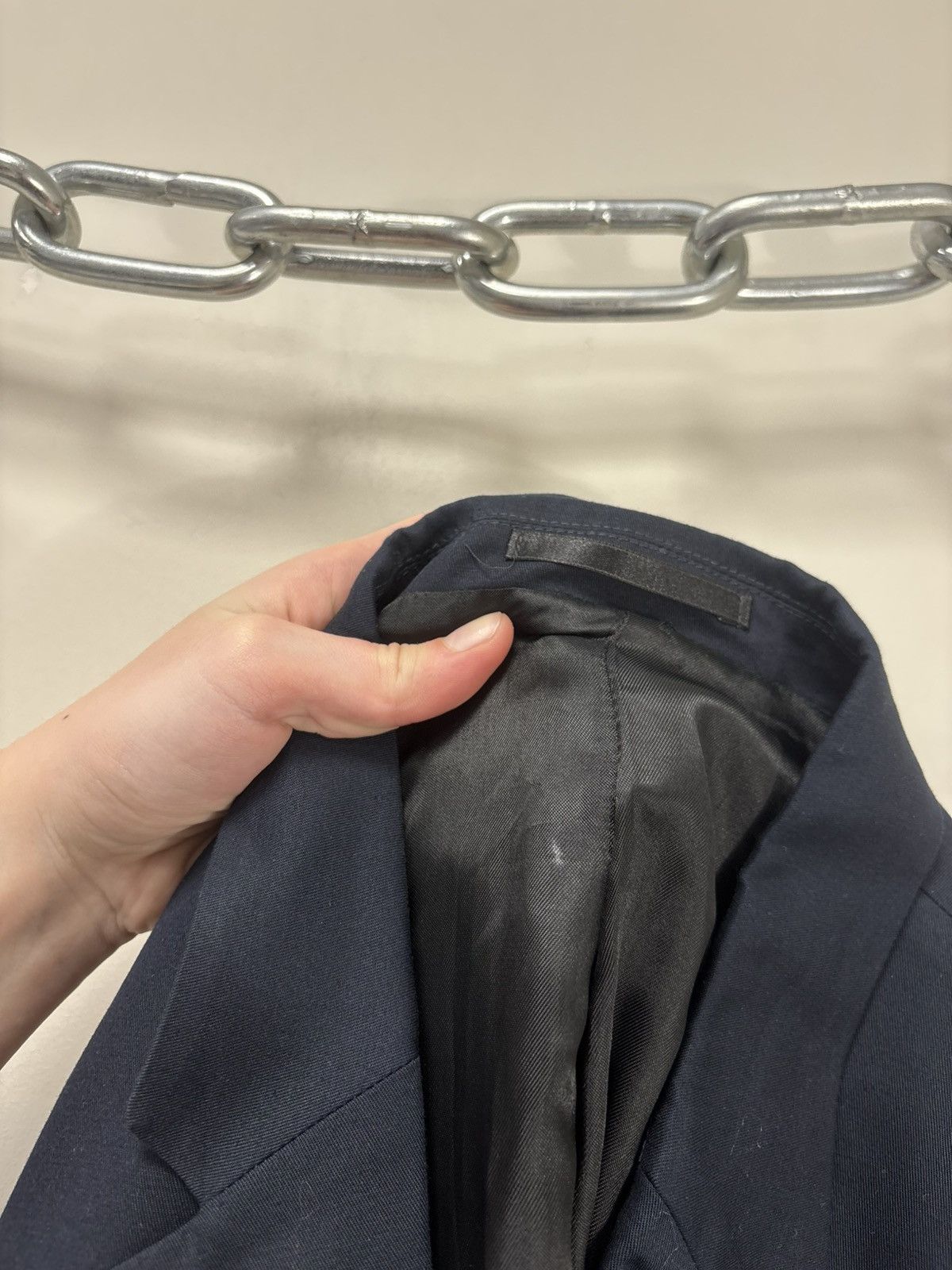 Grifoni Mauro Grifoni Men’s Navy Blue 2-Piece Cotton Stretch Suit Size 42R - 25 Thumbnail