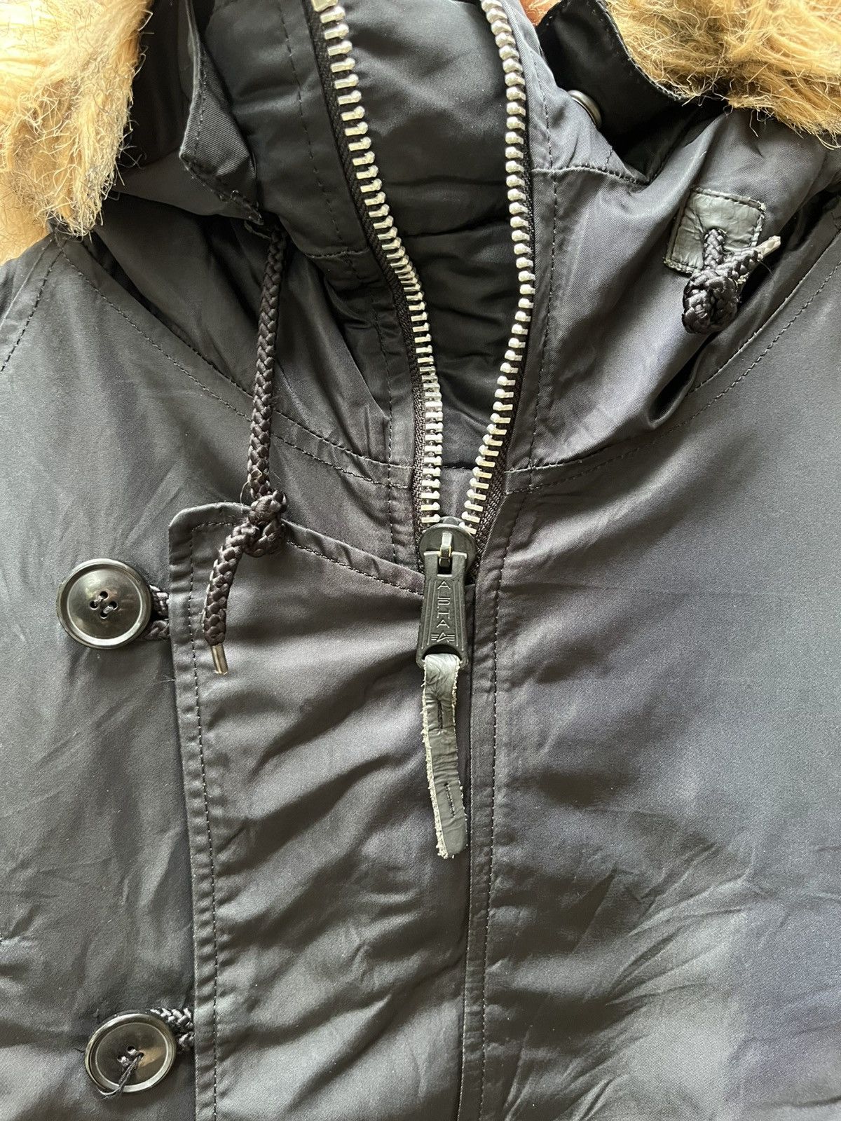 Japanese Brand Alpha Industries N-3B Parka Fur Jacket Size US S / EU 44-46 / 1 - 4 Thumbnail