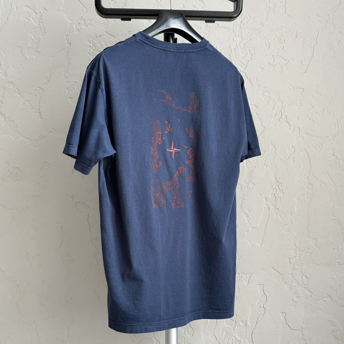 Stone Island Stone Island Garment Dyed Printed Back Logo T-Shirt Size US M / EU 48-50 / 2 - 2 Thumbnail