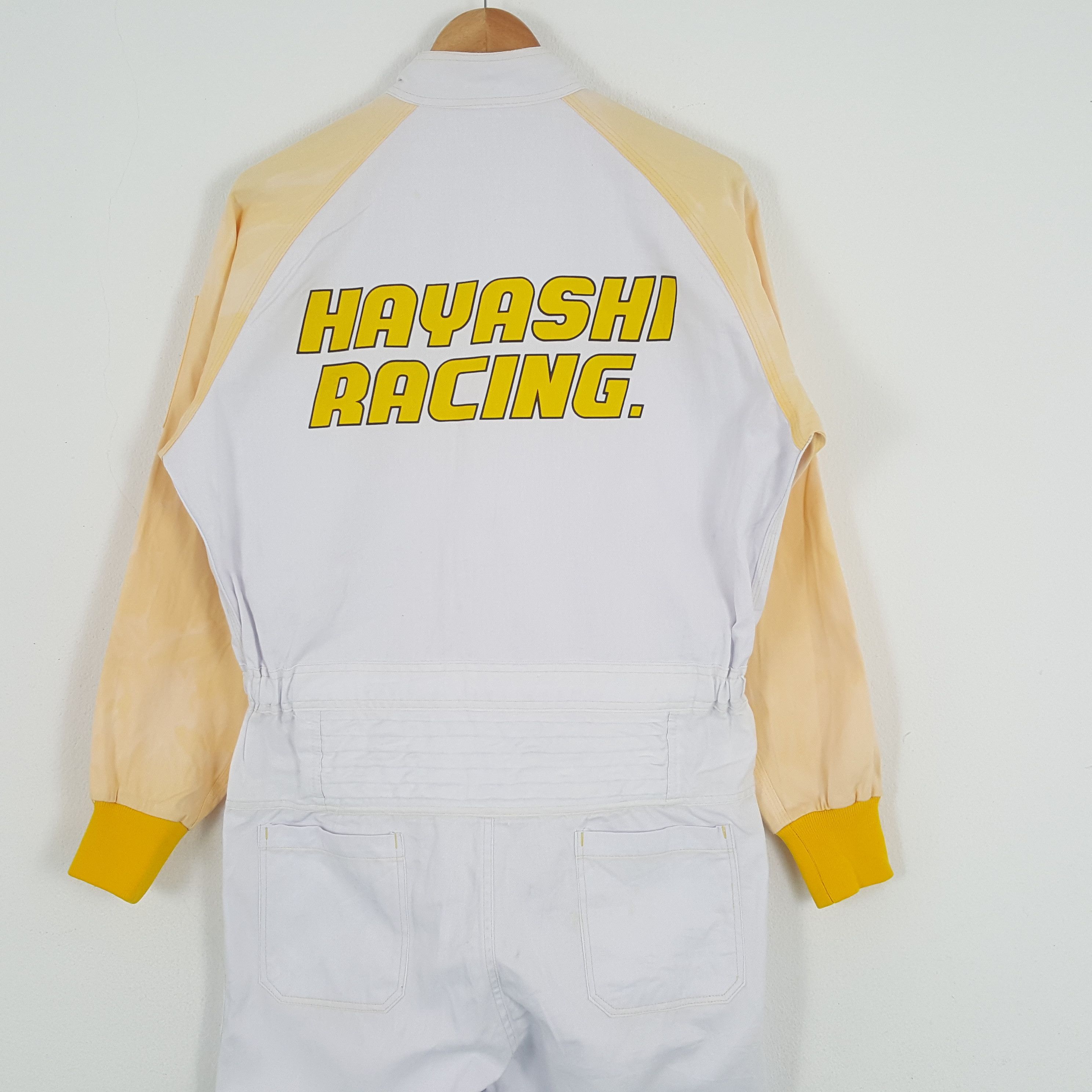 Japanese Brand × Vintage Vintage Hayashi Racing Japanese Racing Team Coverall Size US L / EU 52-54 / 3 - 2 Thumbnail