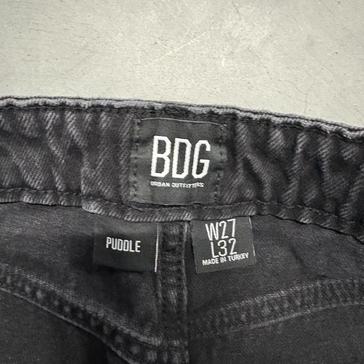 Vintage Crazy Vintage Y2K/2000s Baggy Wideleg Black Streetwear Grunge Denim Jeans! Size US 27 - 6 Thumbnail