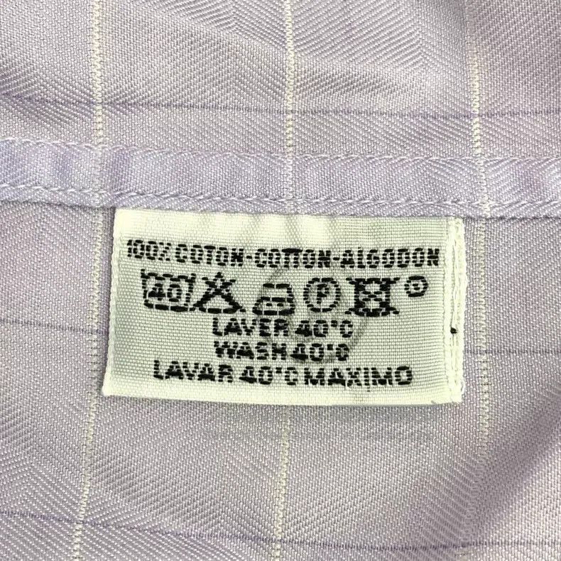 Hermes Hermes Light purple check cotton long sleeve shirt Size M / US 6-8 / IT 42-44 - 7 Thumbnail