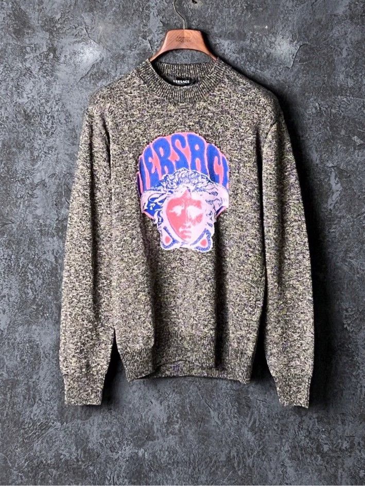 Versace Versace A classic pullover sweater with a knitted design Size XS / US 0-2 / IT 36-38 - 5 Thumbnail