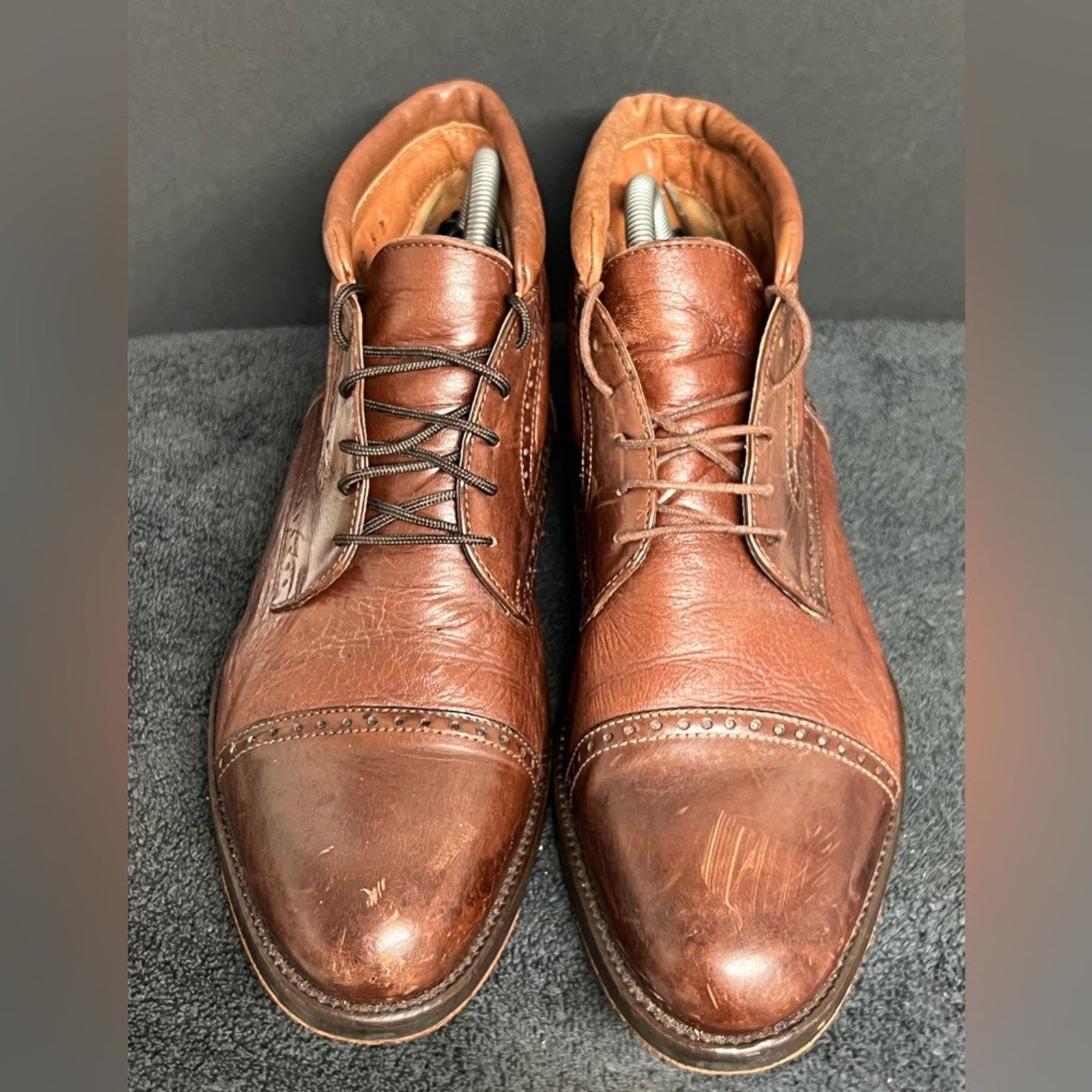 Johnston & Murphy $225 Johnston & Murphy Domani Men's Chukka Deerskin Boots 9 Size US 9 / EU 42 - 5 Thumbnail