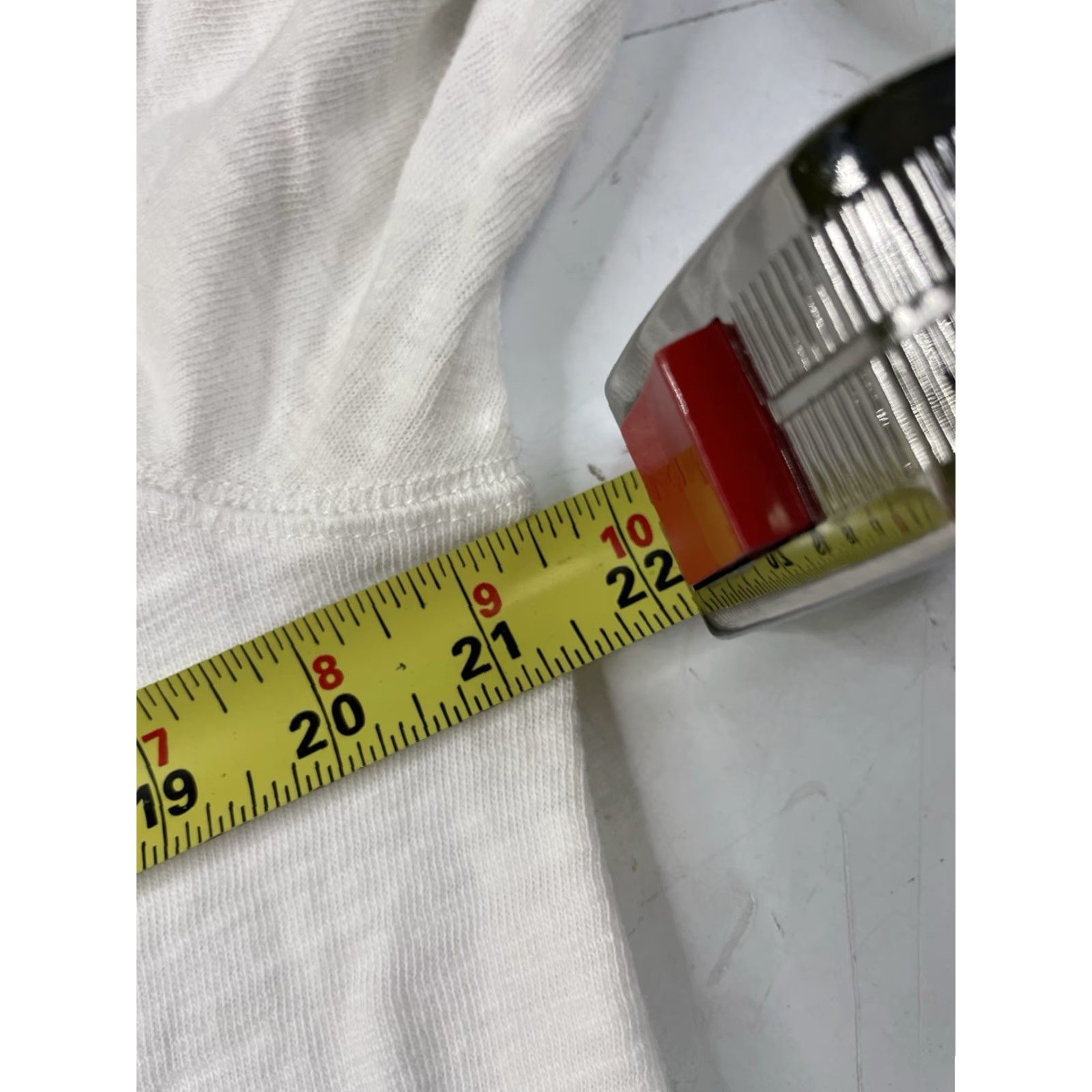 Faherty Faherty Hooded Pullover Mens M White Slub Sunwashed Knit Hoodie All Seasons Casual Lightweight Size US M / EU 48-50 / 2 - 7 Thumbnail