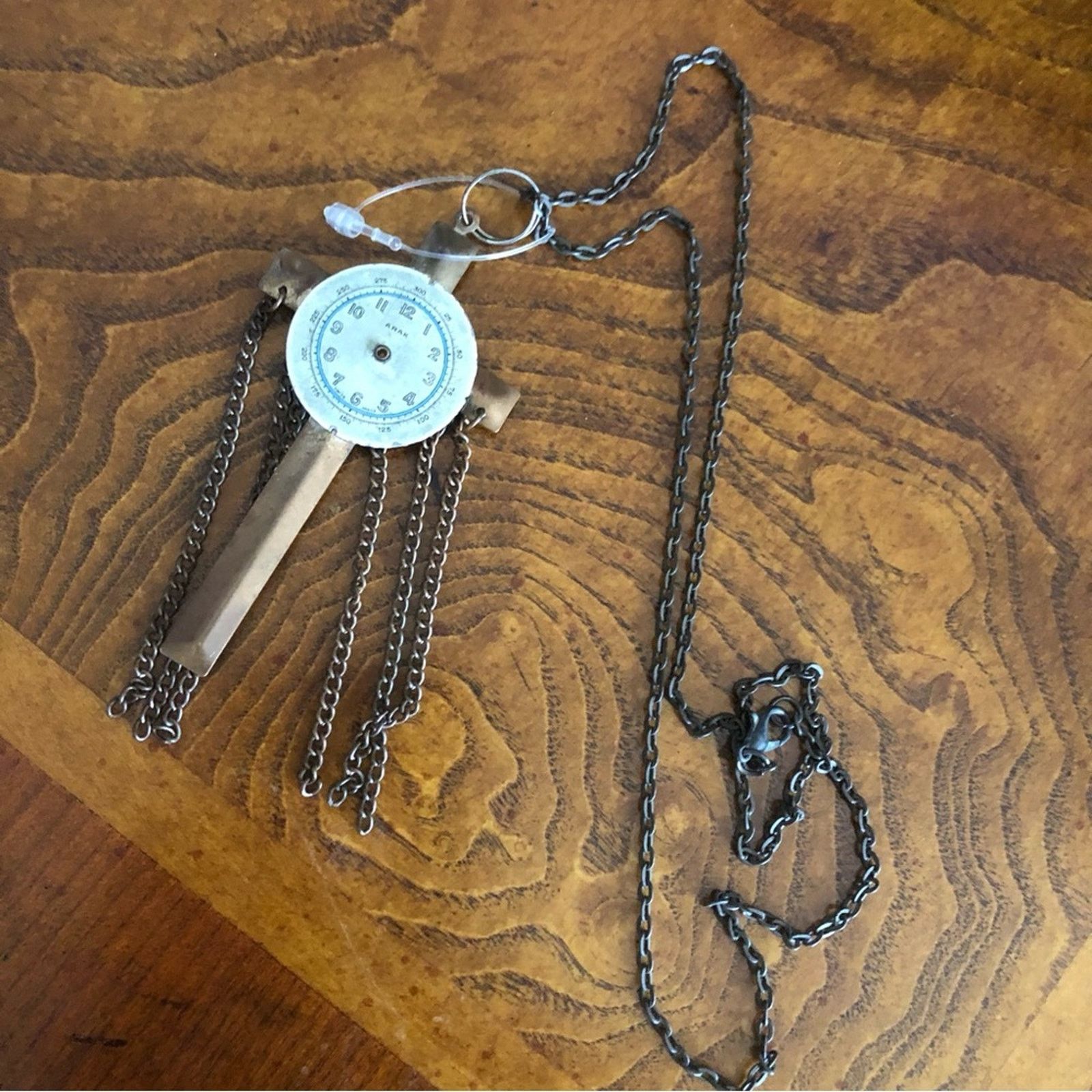 Jewelry Large brass cross with chain fringe necklace Size ONE SIZE - 9 Thumbnail