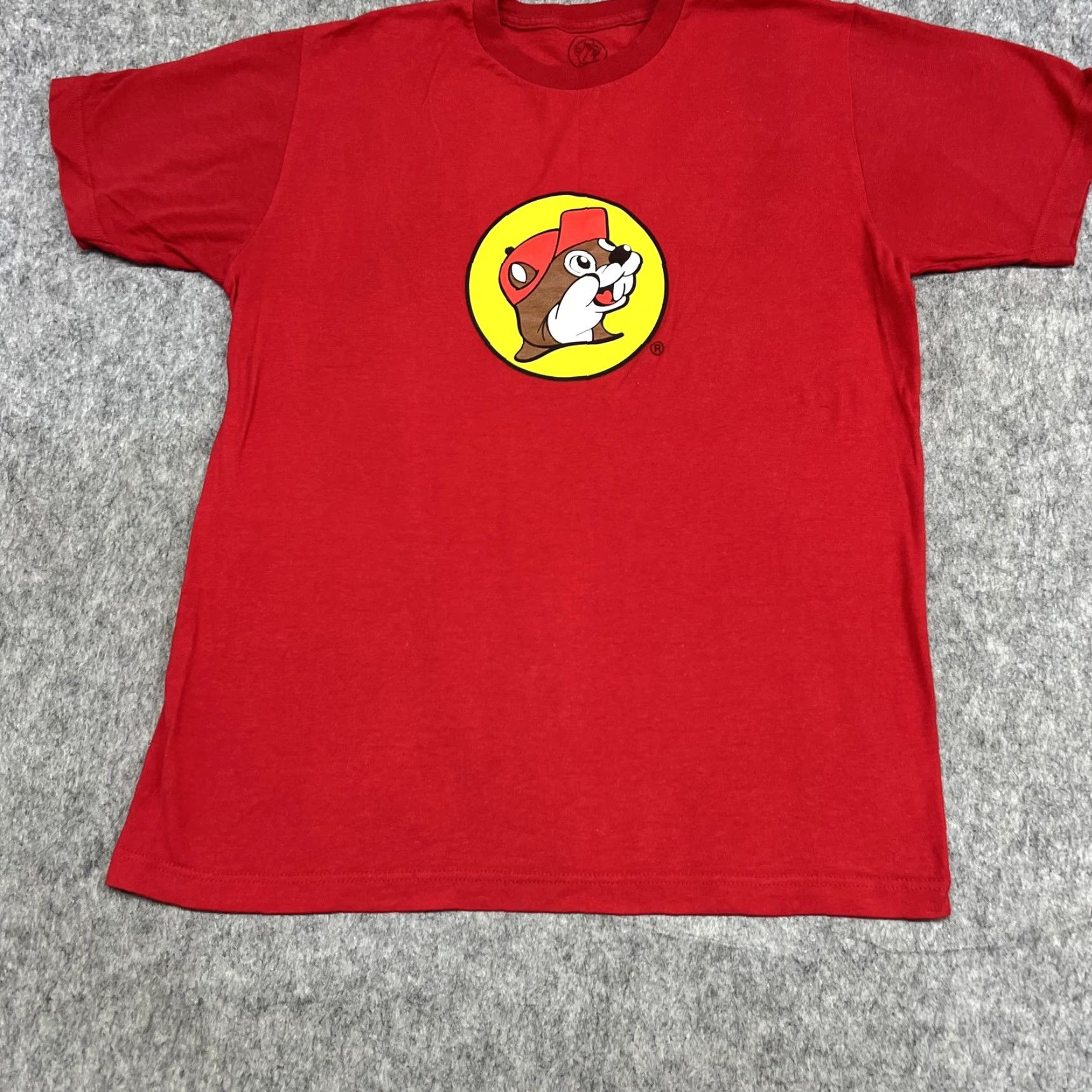 Logo 7 Buc-ee's Shirt Mens M Red Graphic T-Shirt Crew Neck Cotton logo Front Beaver Size US M / EU 48-50 / 2 - 5 Thumbnail