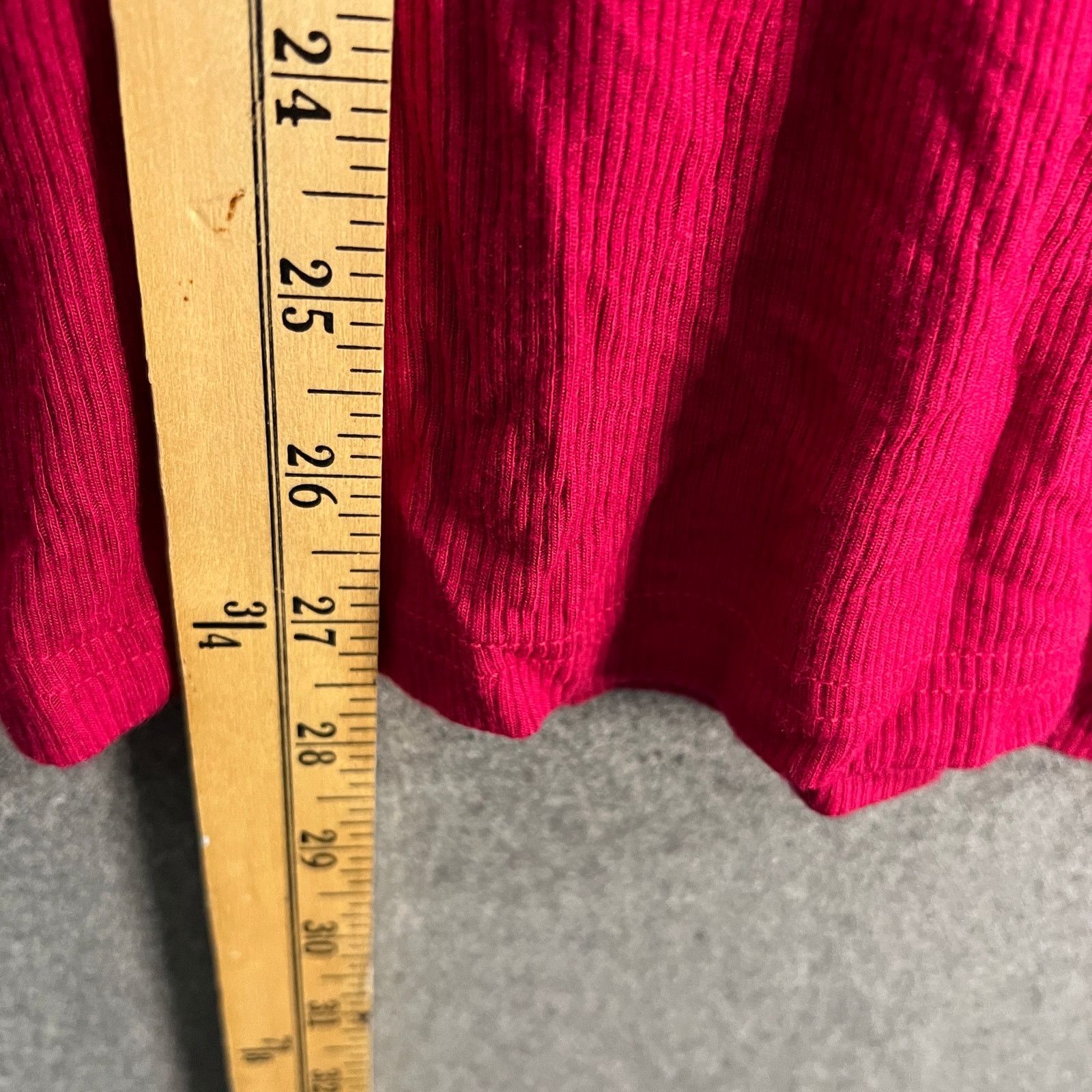 Other Laurie Felt Rib Silky Rayon Made From Bamboo Turtle Neck Size XL / US 12-14 / IT 48-50 - 6 Thumbnail