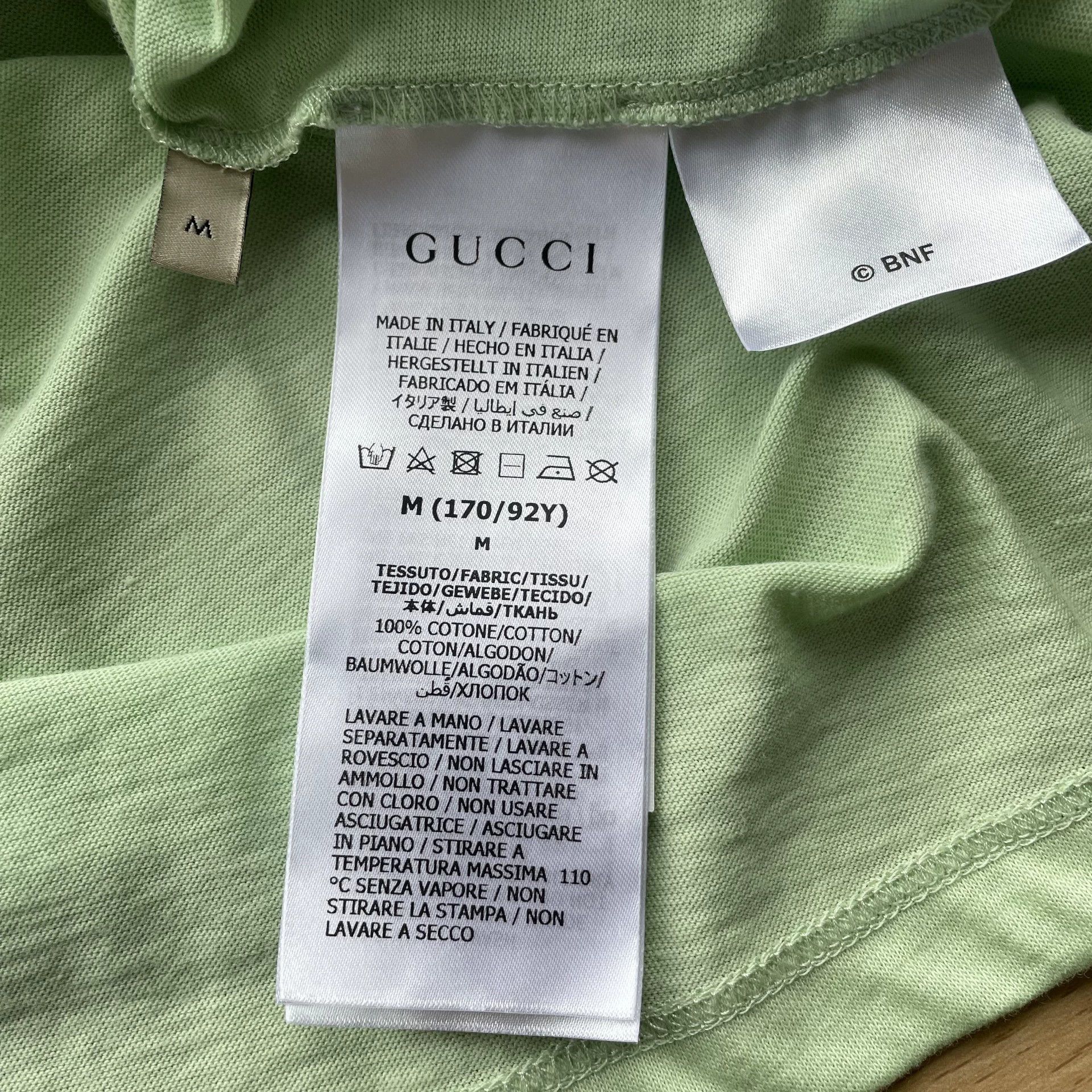 Gucci GUCCI Love Parade FW22 Star Print SS Tee Women's Mint M Size M / US 6-8 / IT 42-44 - 6 Thumbnail