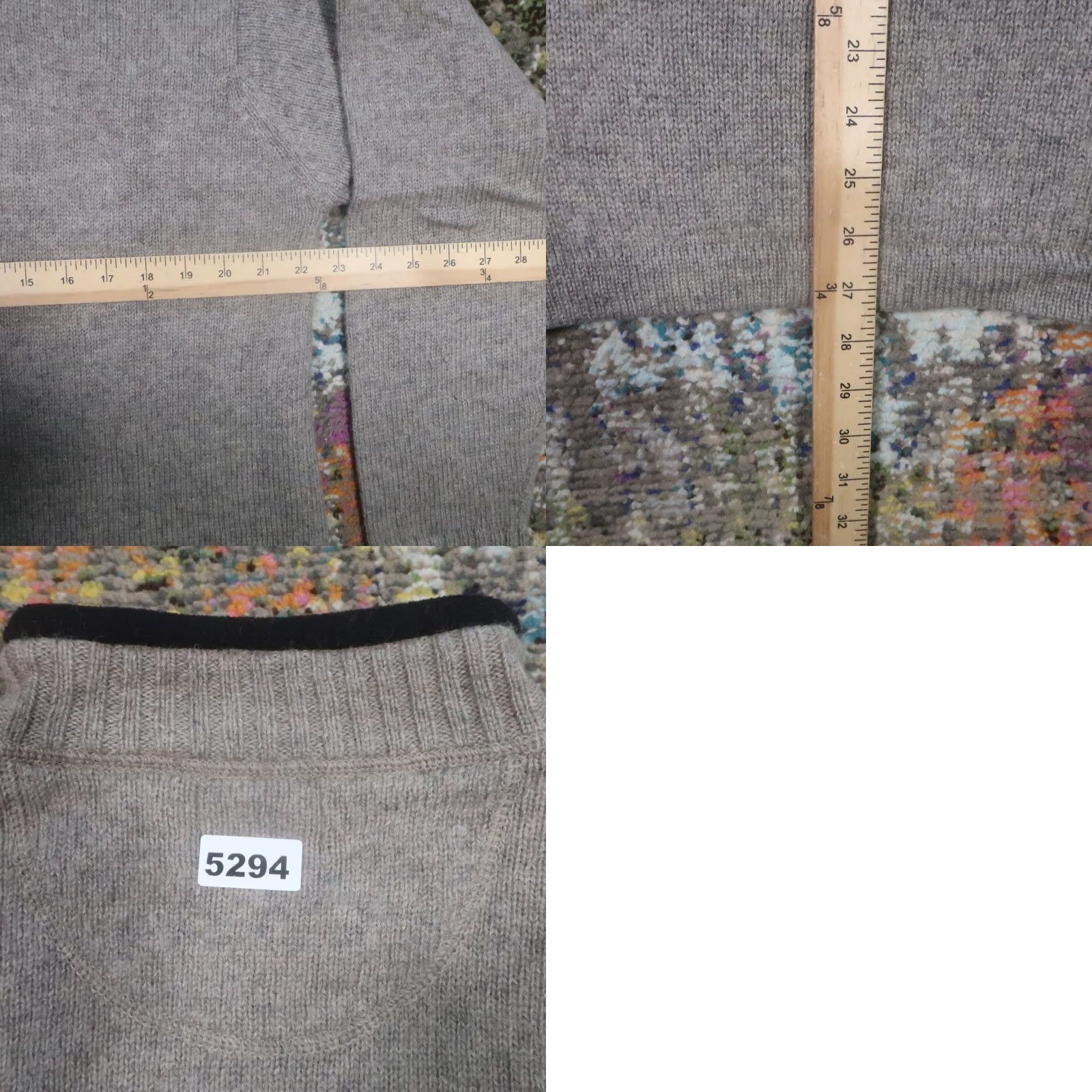 Vintage VINTAGE Woolrich Sweater Mens L Wool 1/4 Zip Pullover Fisherman Fair Isle Knit Gray Beige Modern 80s Style Mens Size US L / EU 52-54 / 3 - 8 Thumbnail