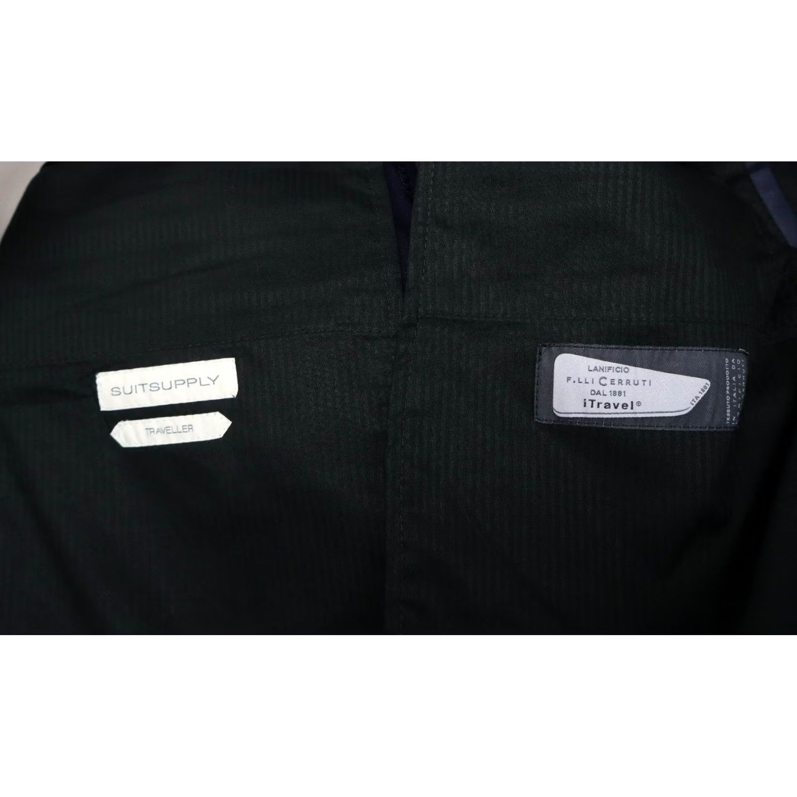 Suitsupply SUITSUPPLY Brescia Trousers Men's UK 32 Navy Blue Pleated Zip Fly Pure Wool Size US 32 / EU 48 - 7 Thumbnail