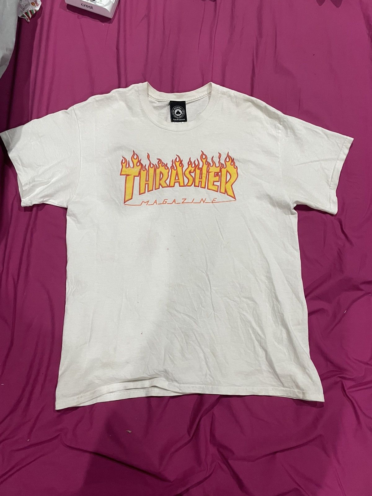 Thrasher RARE Thrasher Flame Logo Y2k Skater tee Size US L / EU 52-54 / 3 - 1 Thumbnail