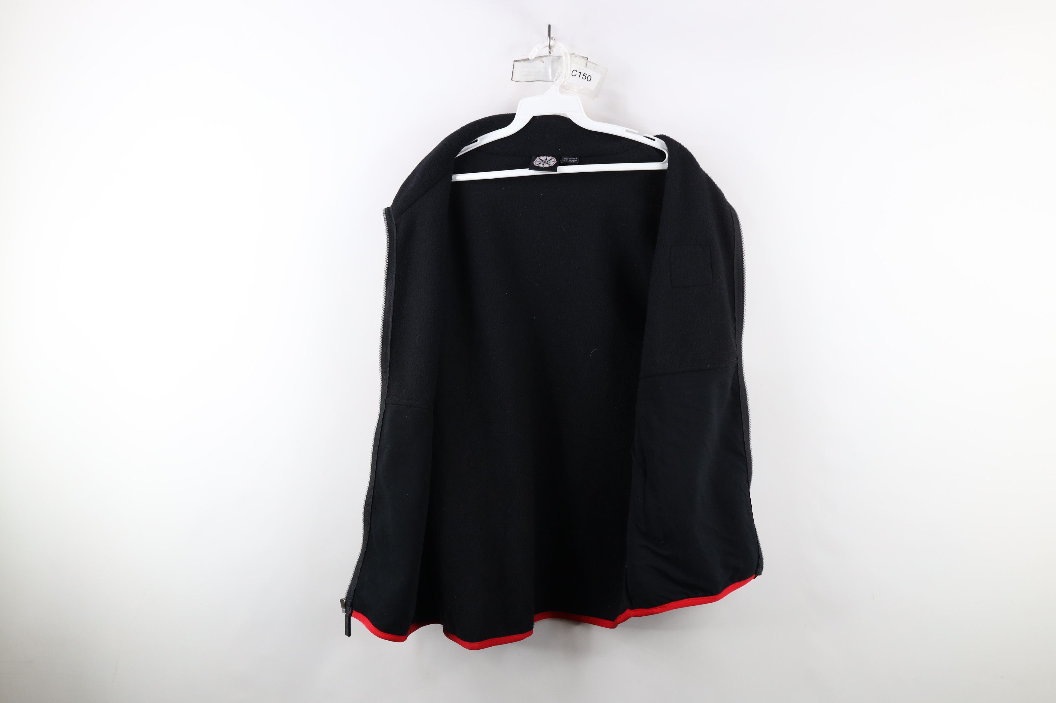 Marlboro × Vintage Vintage 90s Marlboro Full Zip Fleece Vest Jacket Black Size US L / EU 52-54 / 3 - 7 Thumbnail