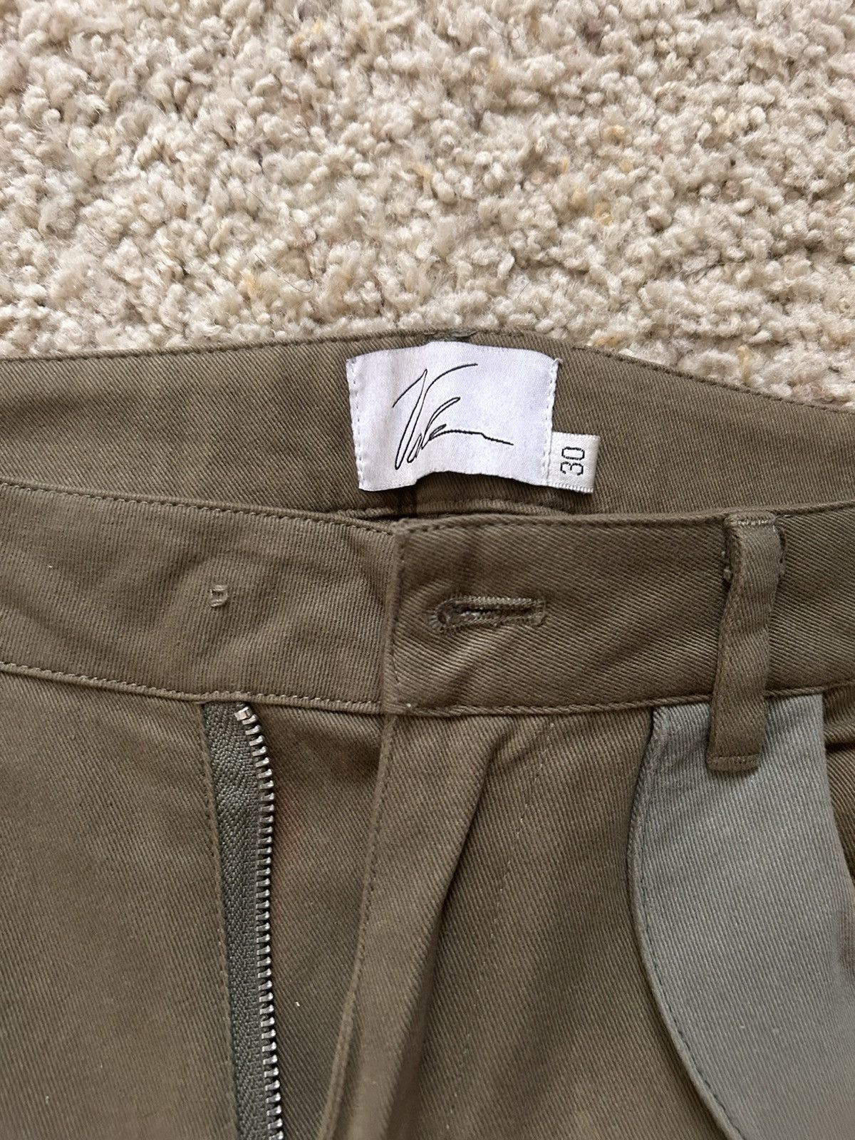 Designer VALE LIVES Cargo Zip Fly Pants Streetwear Size US 30 / EU 46 - 5 Thumbnail