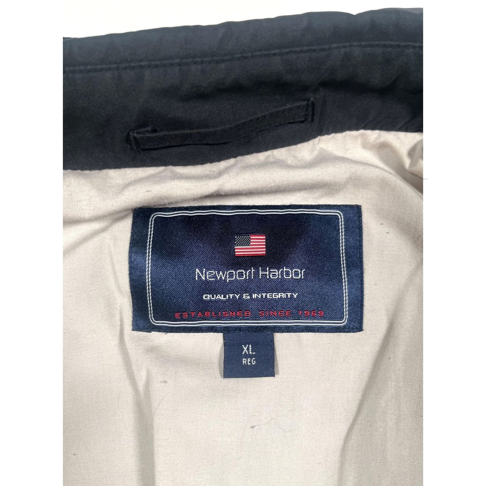 Vintage Newport Harbor Jacket Mens XL Blue Microfiber Lined Windbreaker Zip Pockets Size US XL / EU 56 / 4 - 3 Thumbnail