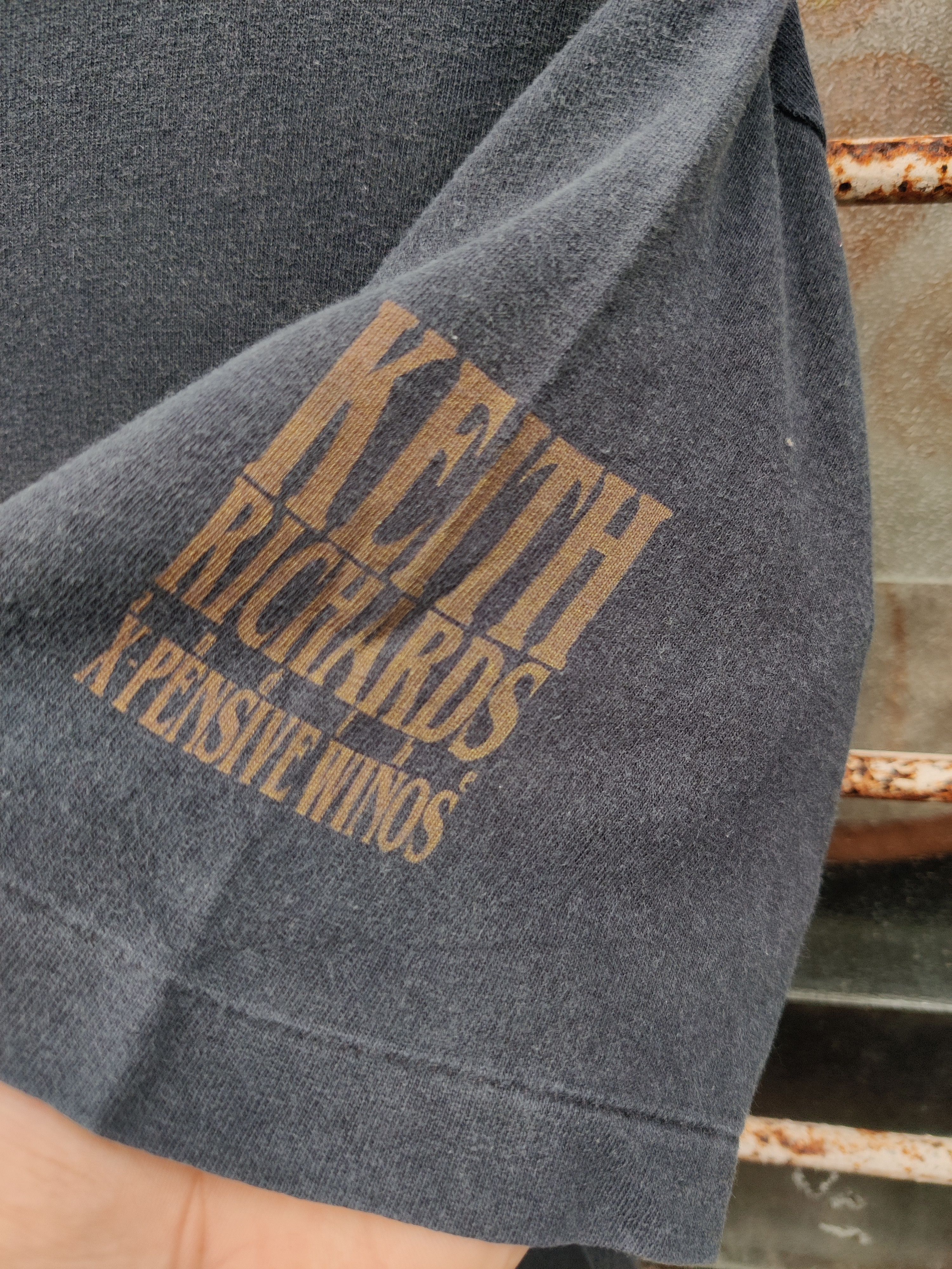 Band Tees Vintage Sun Faded Keith Richards X Winos Rock Band Shirt Size US M / EU 48-50 / 2 - 7 Thumbnail