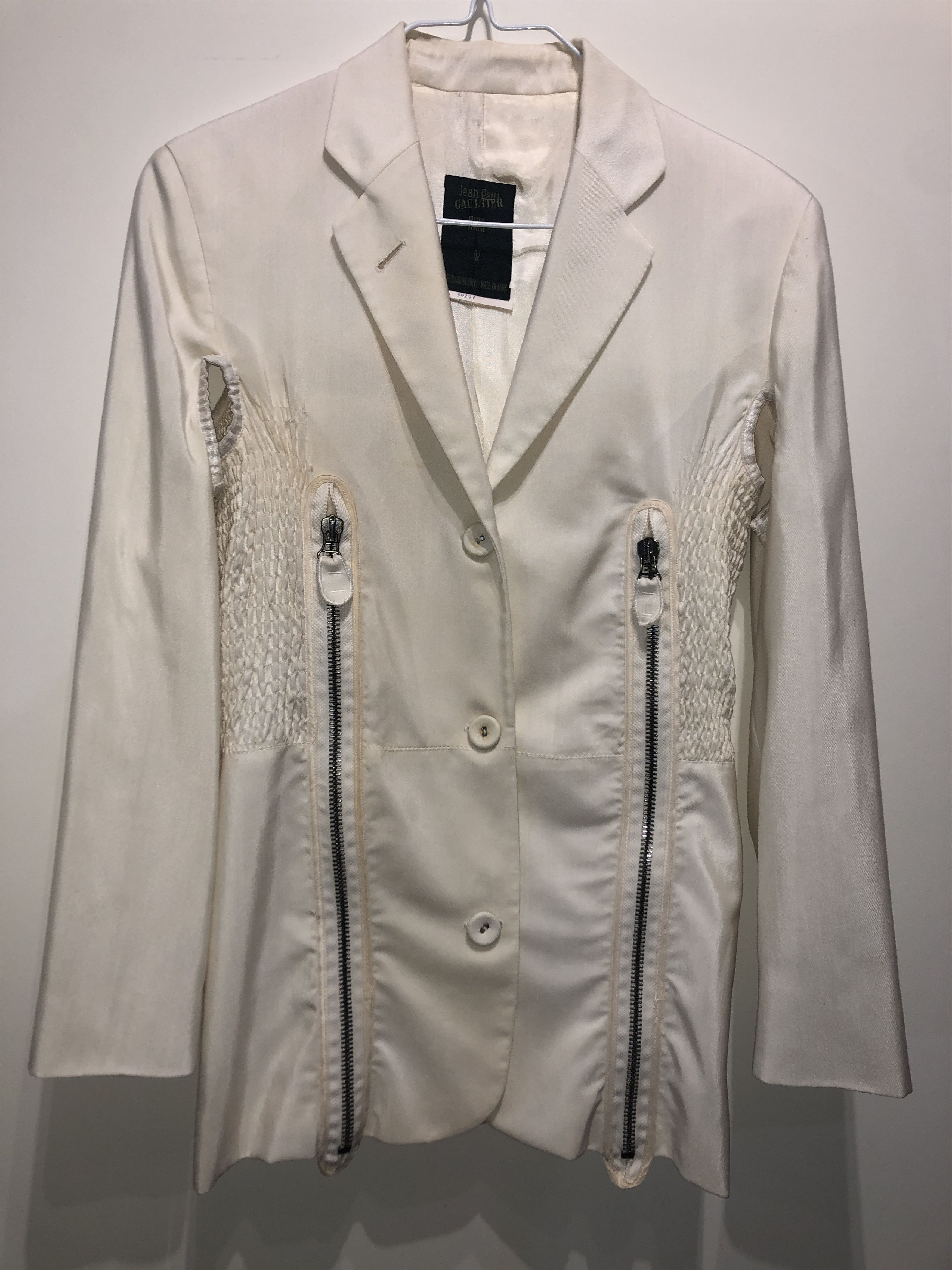 Jean Paul Gaultier Zipped Embellished Cut Out 1989 Jacket Size M / US 6-8 / IT 42-44 - 17 Thumbnail