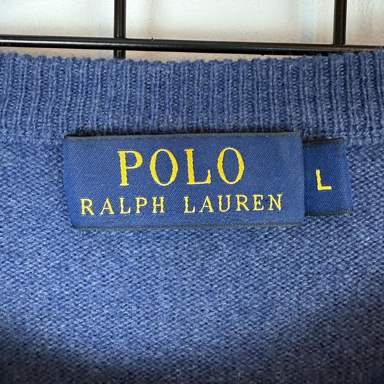 Polo Ralph Lauren Ralph Lauren Wool Jumper Navy Preppy Size US L / EU 52-54 / 3 - 4 Thumbnail