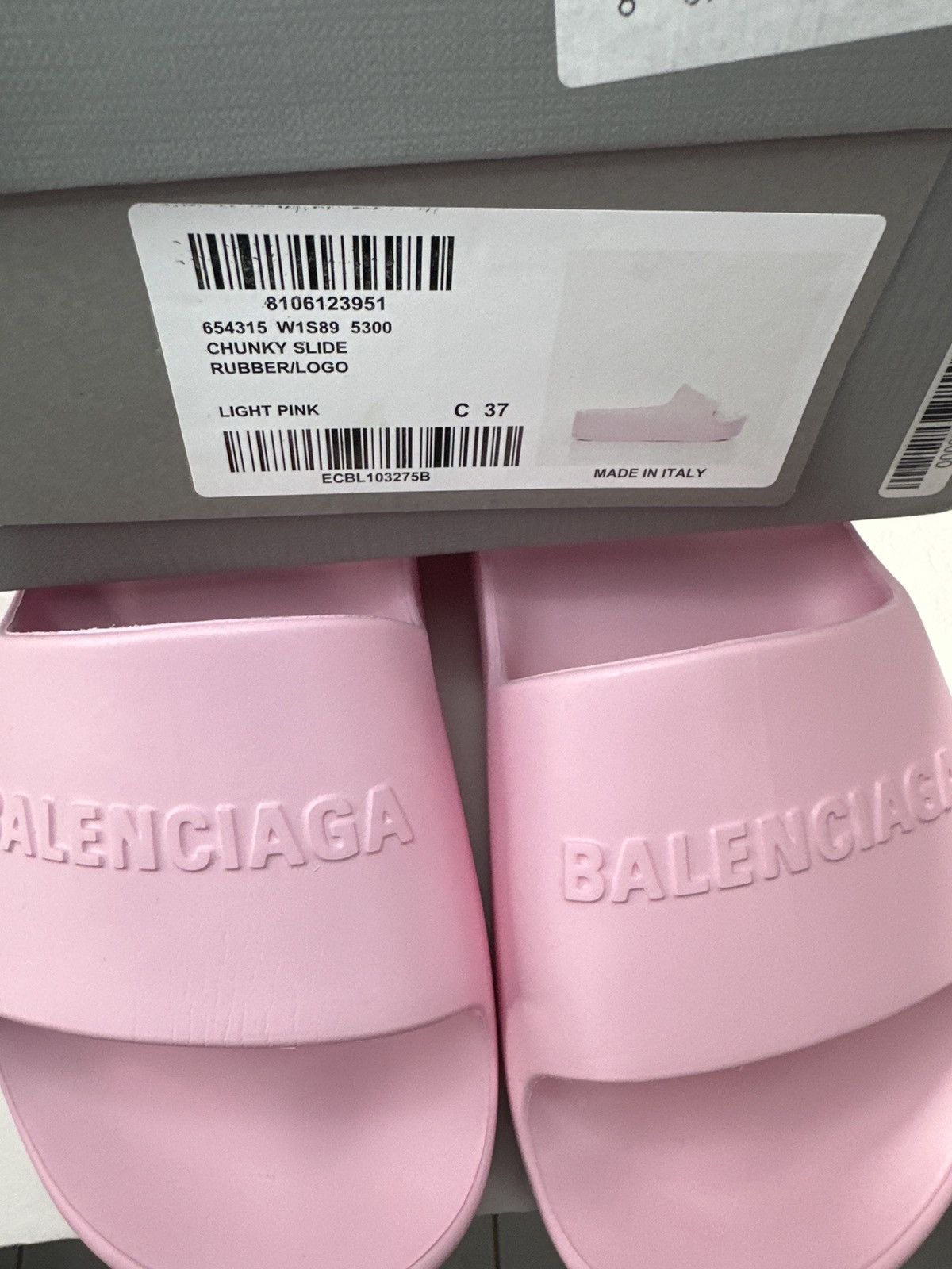 Balenciaga Balenciaga WOMEN'S CHUNKY SLIDE SANDAL Size US 7 / IT 37 - 10 Thumbnail