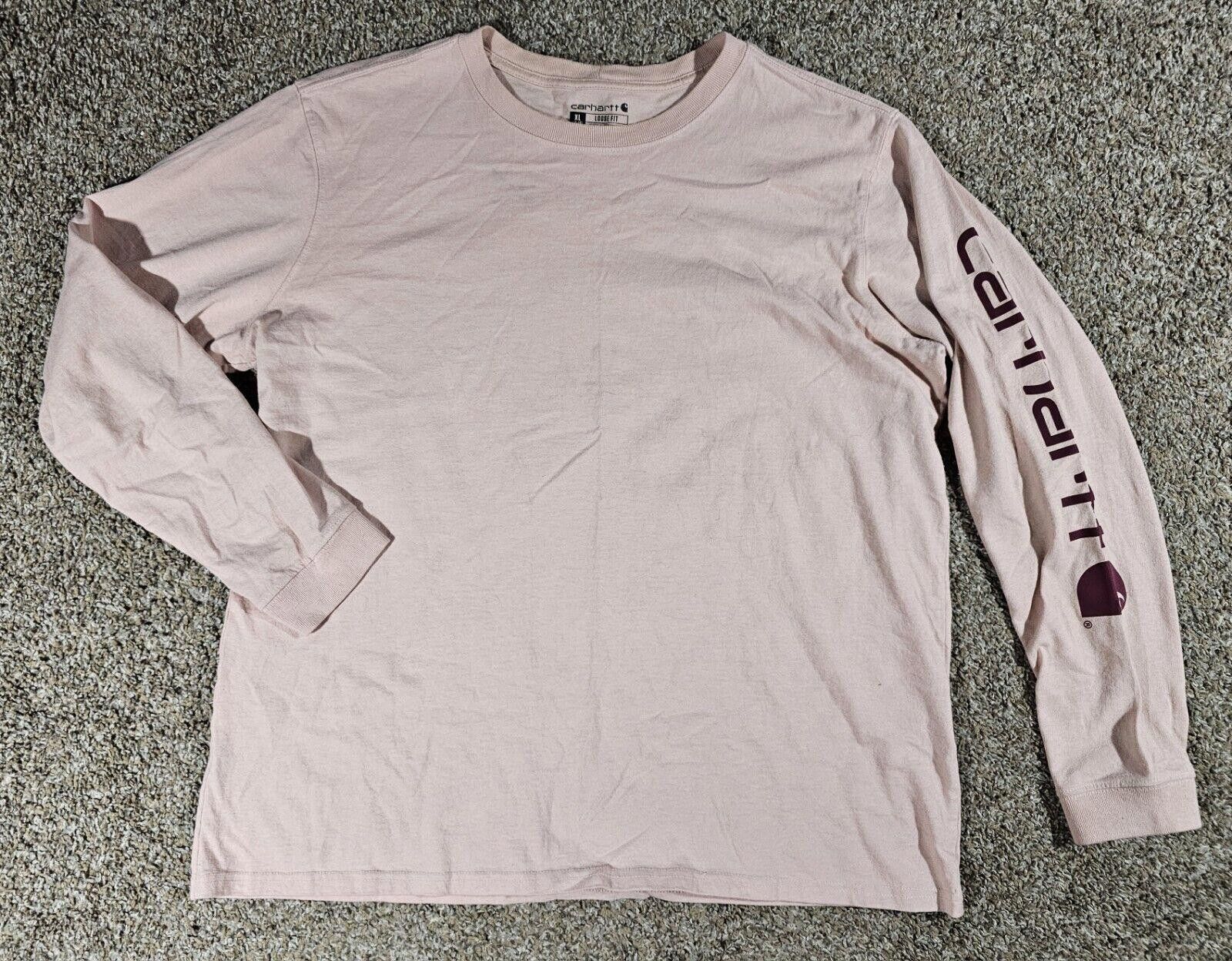 Carhartt Carhartt Loose Fit XL(16-18) Long Sleeve Shirt Pinkish Size US XXS / EU 40 - 1 Thumbnail