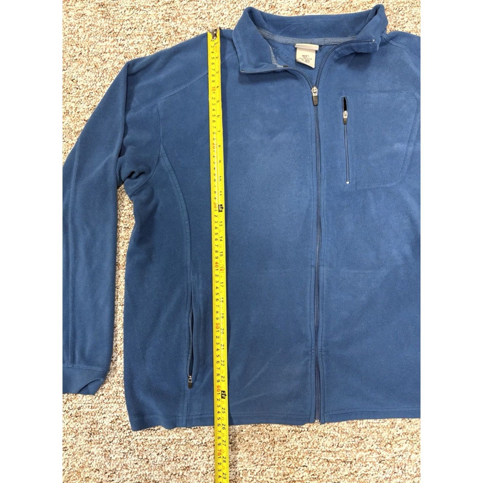 Vintage L.L. Bean Blue Fleece Full Zip Men’s Size XL Regular Full Zip Mock Neck Sweater, Blue, Polyester, Fleece - Men, Regular, 0 DNF2 Size US L / EU 52-54 / 3 - 6 Thumbnail