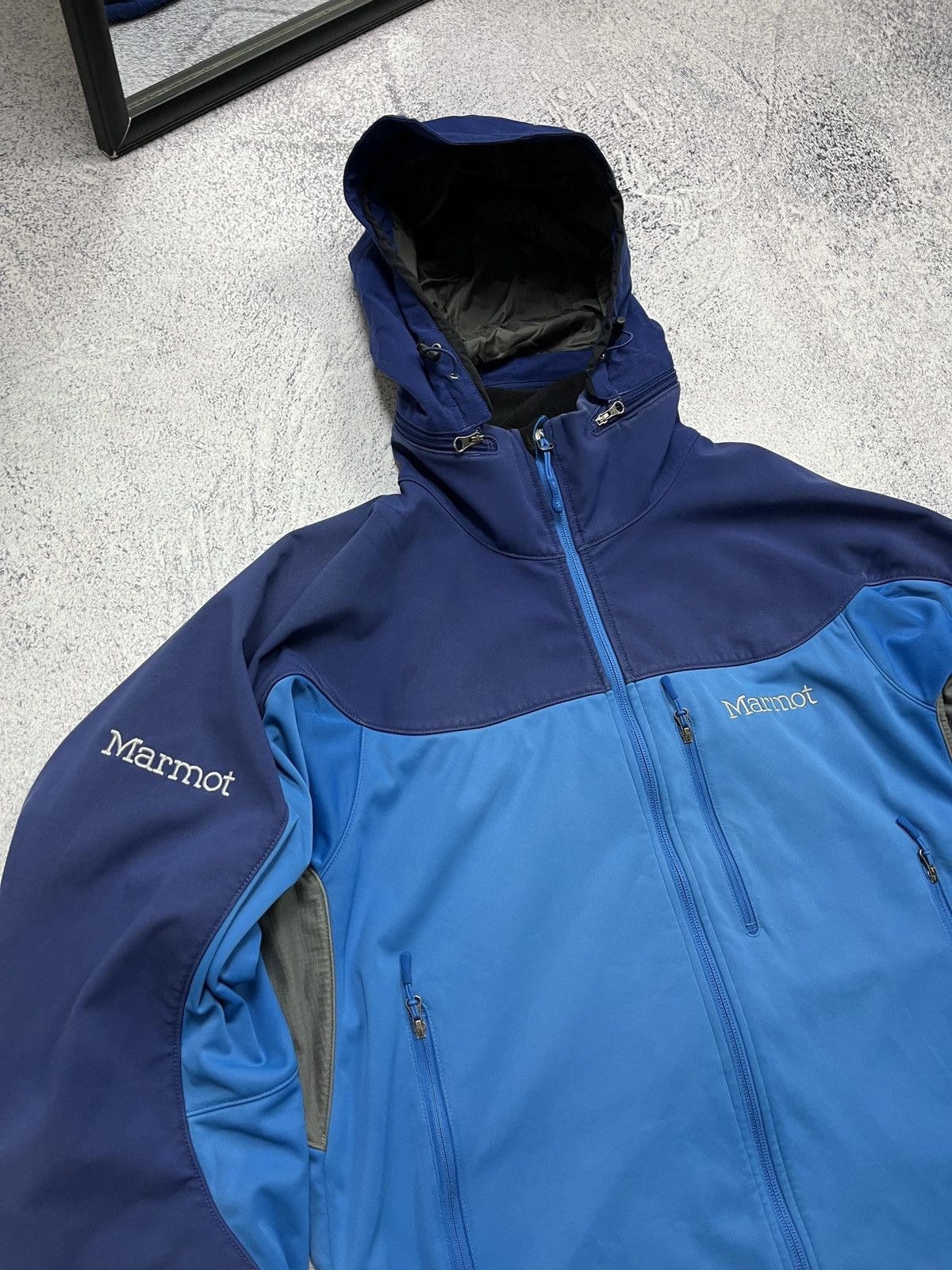 Marmot × Vintage Marmot Super Hero Softshell Windstopper Jacket Gorpcore Rare Size US L / EU 52-54 / 3 - 12 Thumbnail