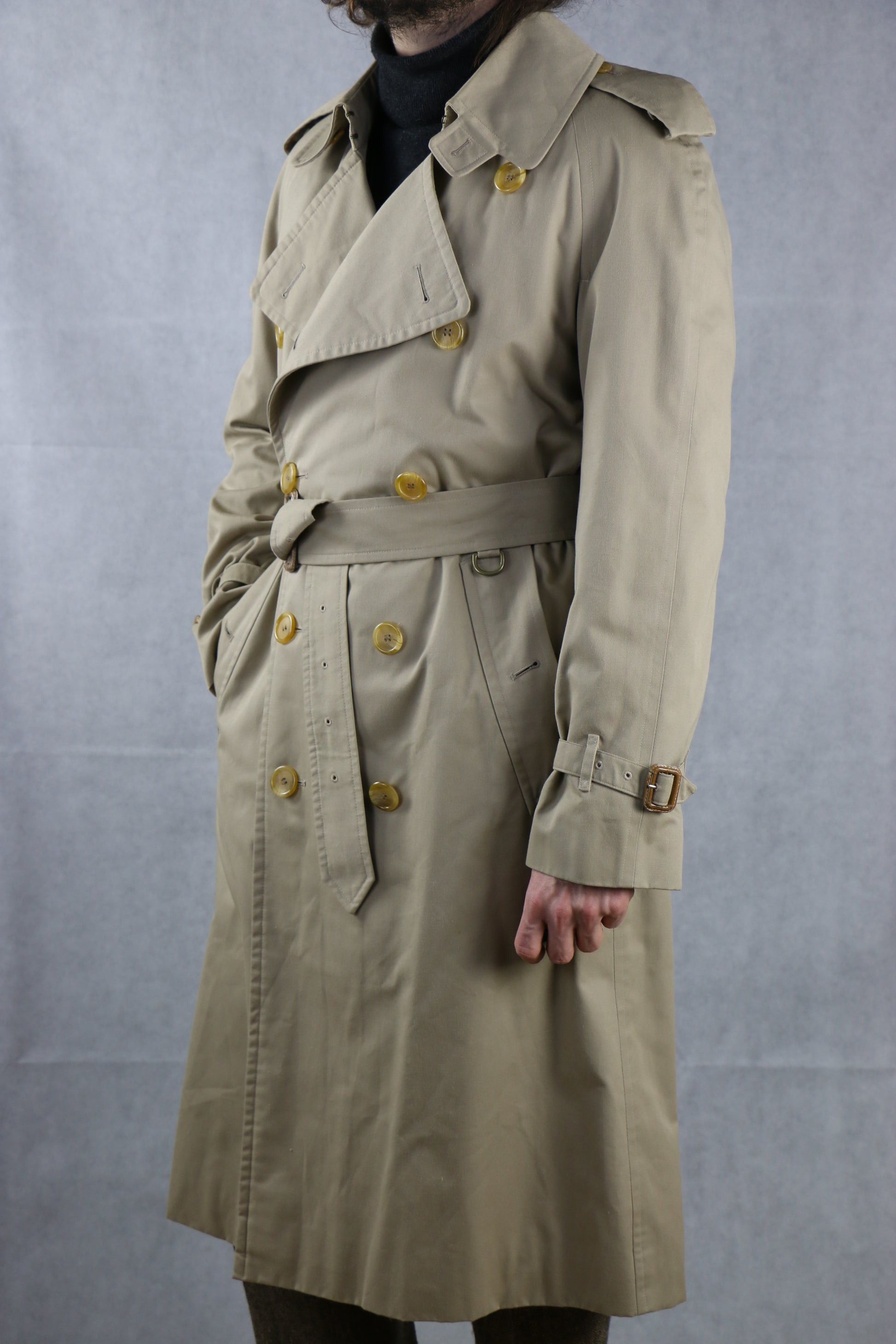 Burberry Burberry's Coat Trench Nova Check Vintage 90s Beige Size L Size US L / EU 52-54 / 3 - 1 Thumbnail