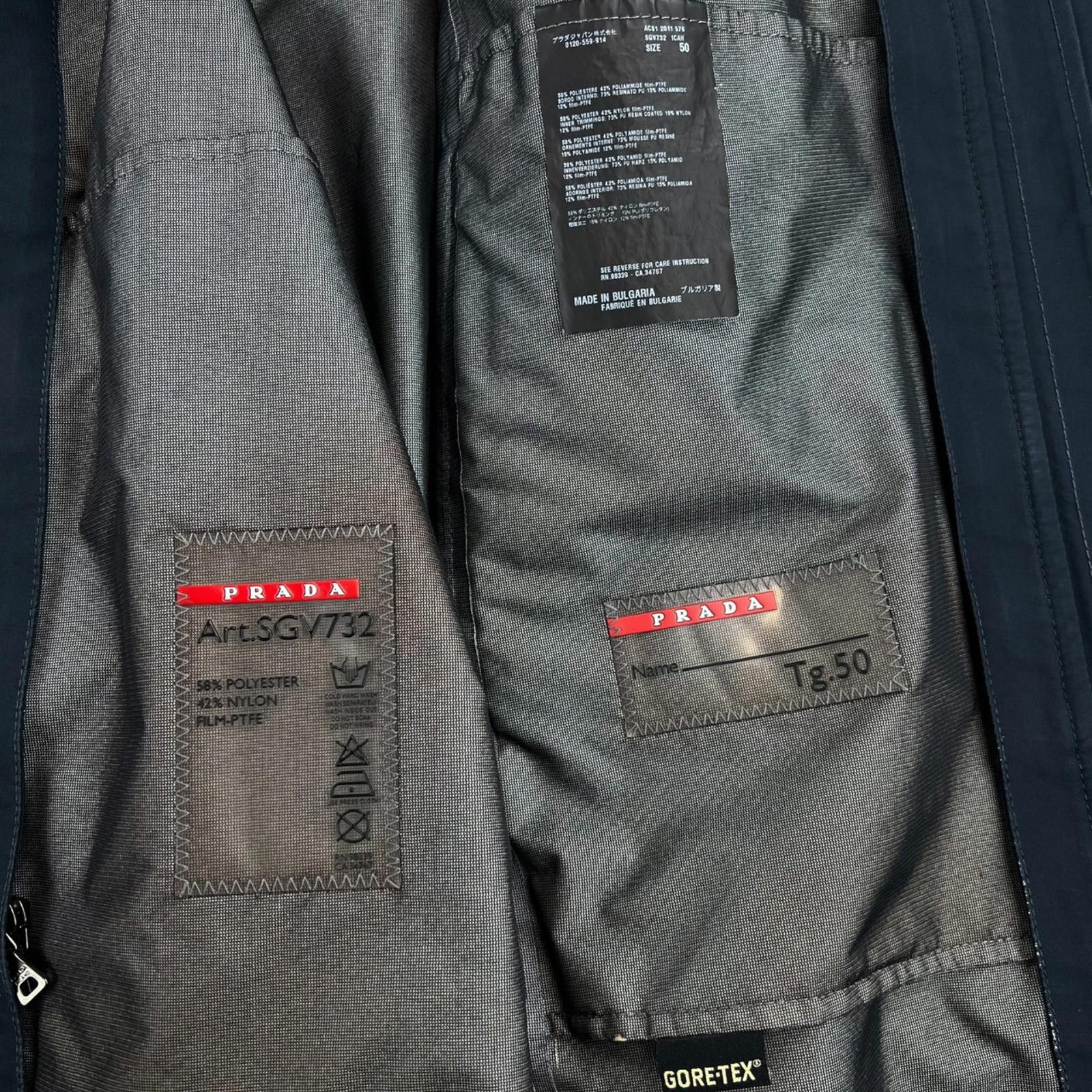 Prada Prada Navy Gore-Tex Lightweight Jacket Size US M / EU 48-50 / 2 - 6 Thumbnail
