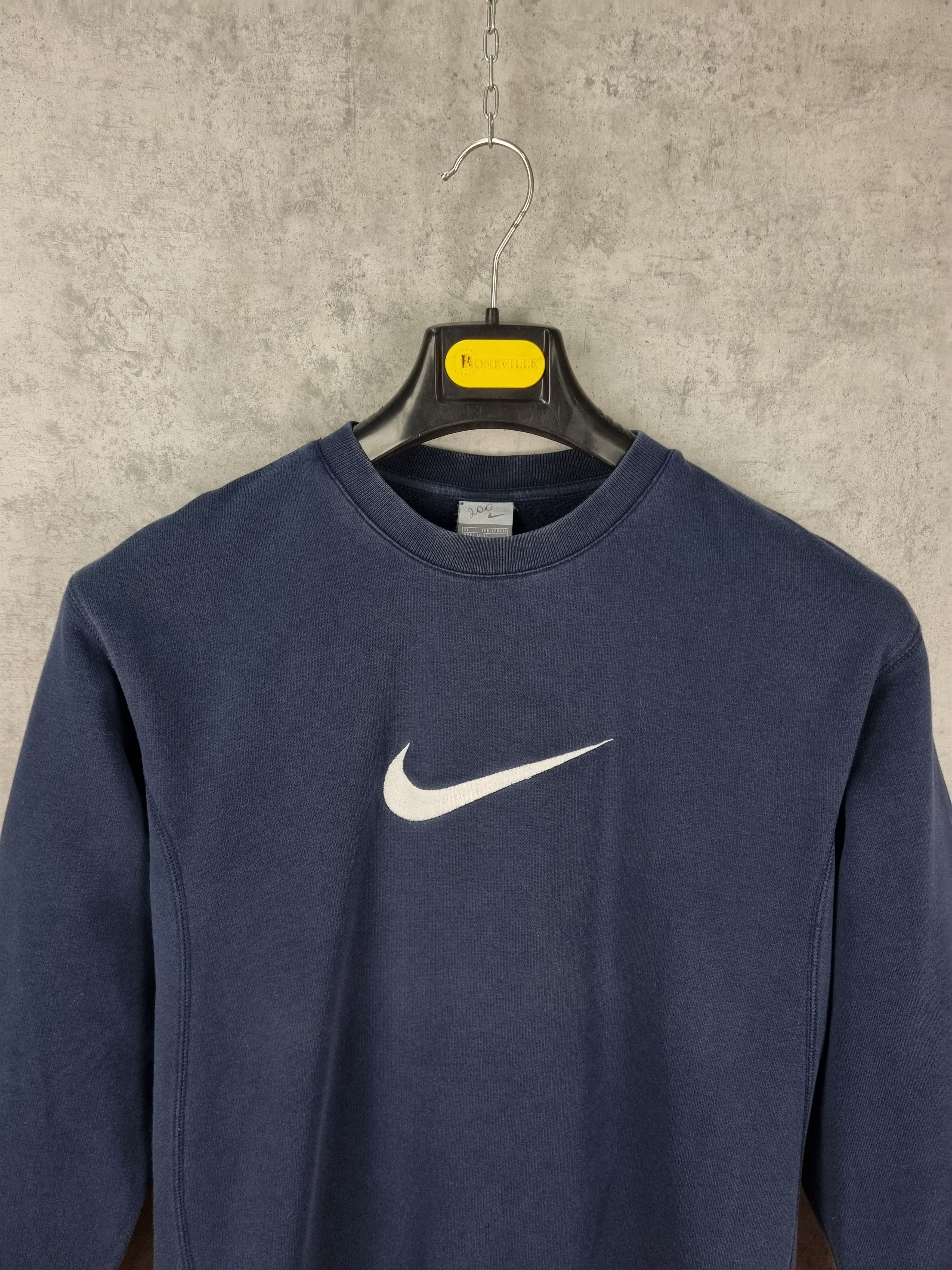 Faded Nike Big Swoosh Youth Sweatshirt