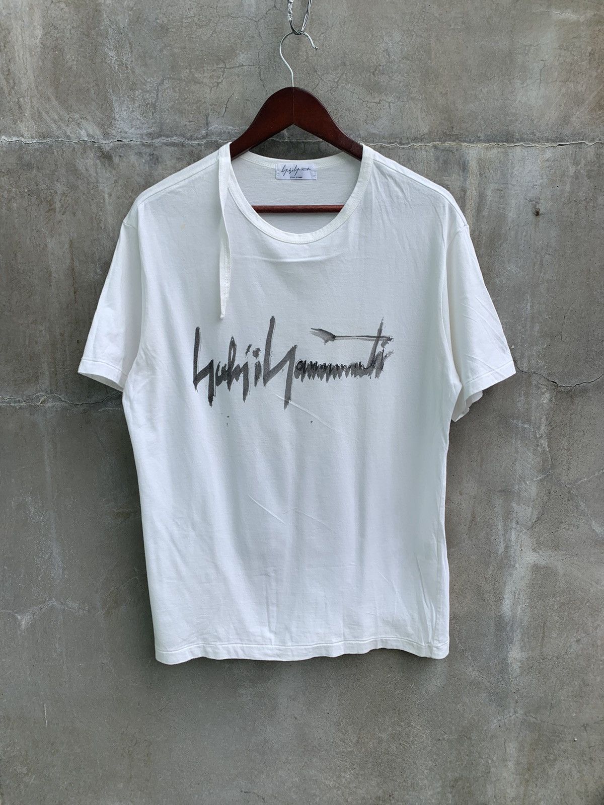 Yohji Yamamoto Signature Script Tee Size US L / EU 52-54 / 3 - 1 Thumbnail