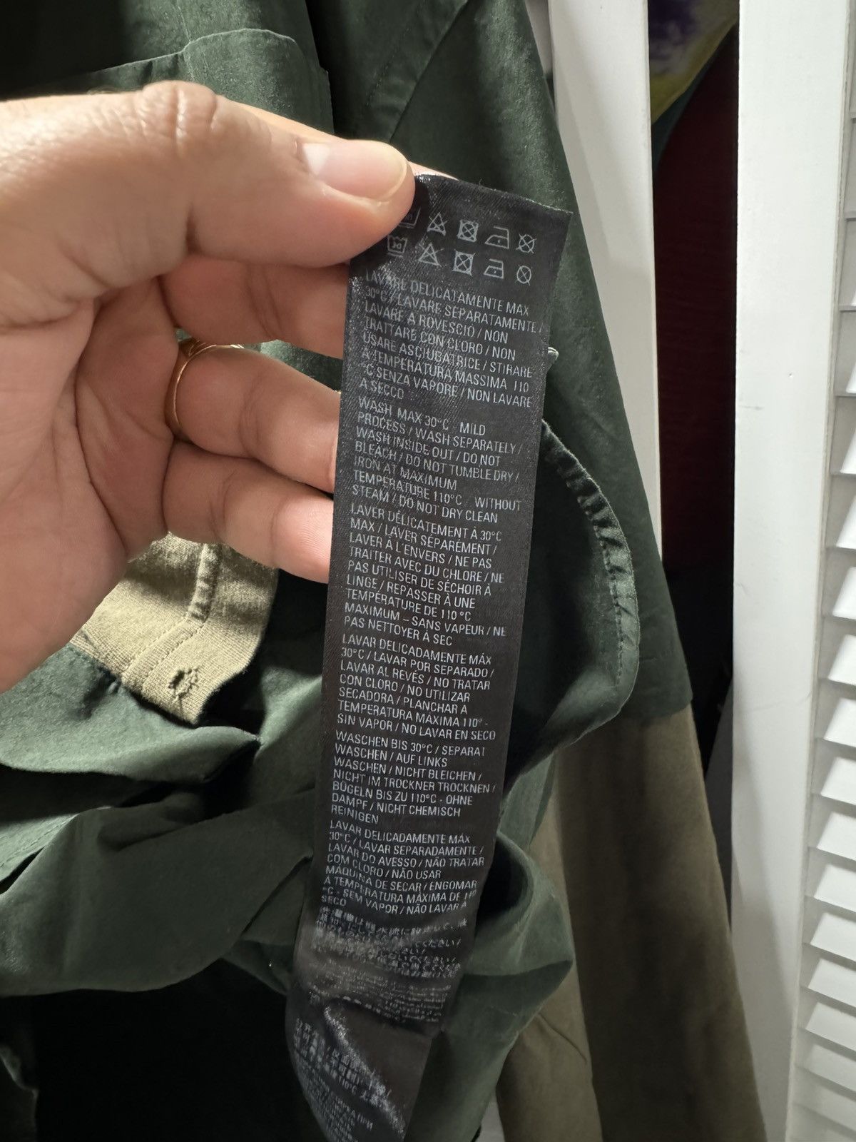 Balenciaga Balenciaga Tromp L’oeil Shirt (Green) Size US XL / EU 56 / 4 - 6 Thumbnail