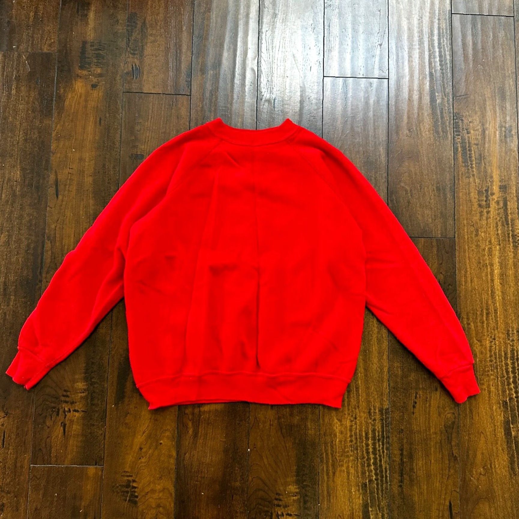 Vintage VINTAGE Casual Wear Sweatshirt Shirt Men L Red Graphic Print 1960s 60s 70s All Seasons Autumn Winter Fall Spring USA Red Mens"} Size US L / EU 52-54 / 3 - 2 Thumbnail