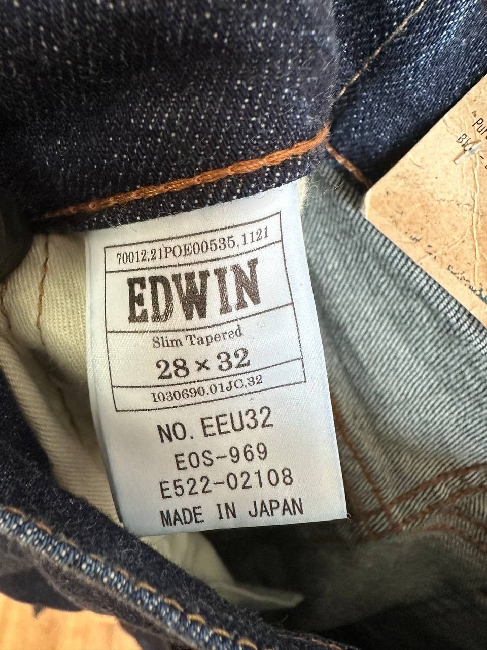 Edwin NWT Edwin Made in Japan Pants Denim Slim Tapered Size US 32 / EU 48 - 17 Thumbnail
