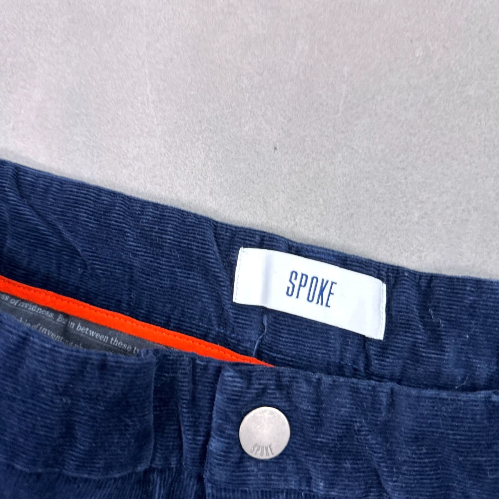 Vintage Spoke Pants Mens 33x30 Blue Corduroy Sharps Build A Office Work Stretch Dress Pants Size US 30 / EU 46 - 5 Thumbnail
