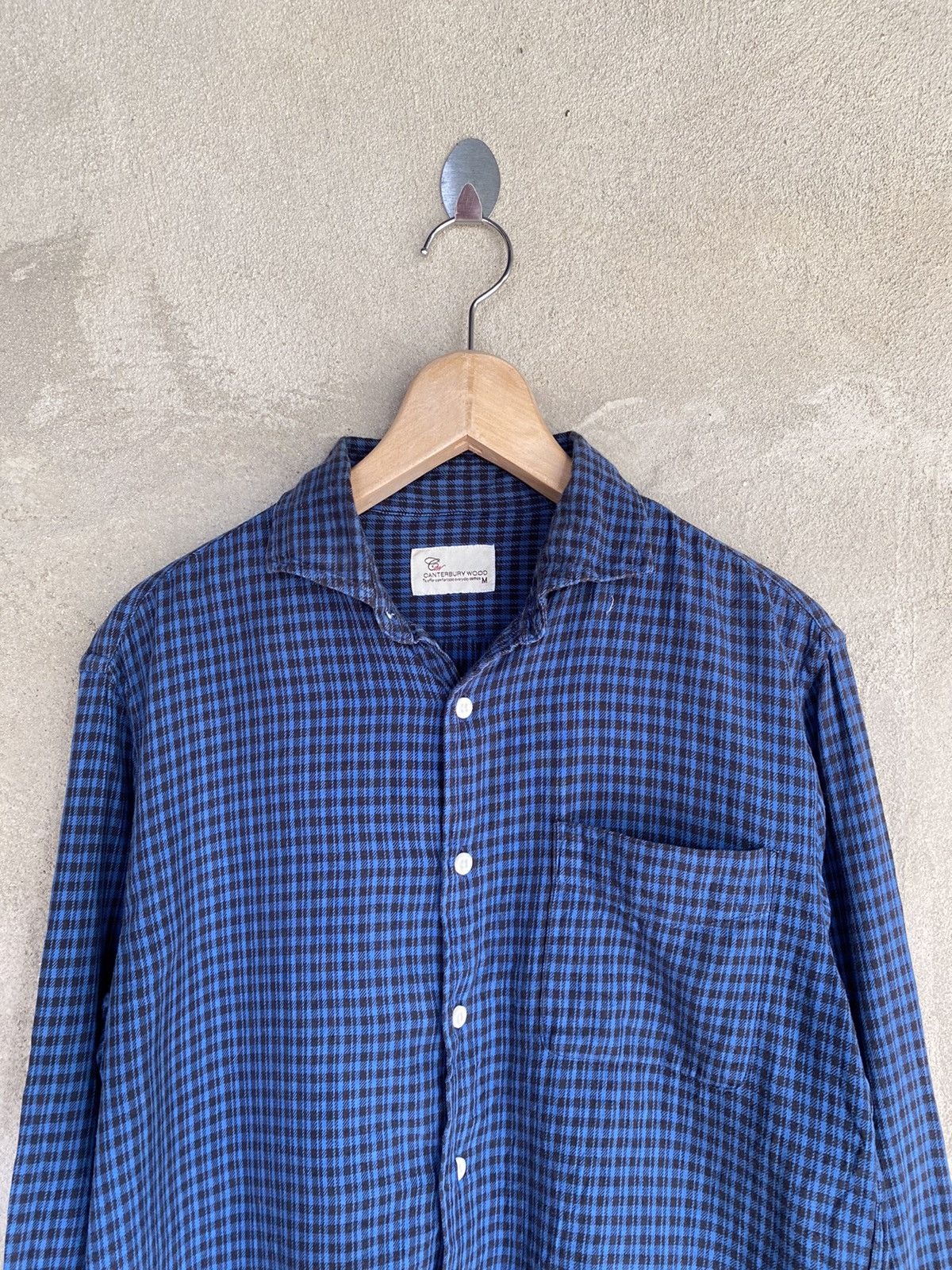 Canterbury of New Zealand Vintage Canterbury Wood Plaid Tartan Flannel Shirt Size US M / EU 48-50 / 2 - 3 Thumbnail