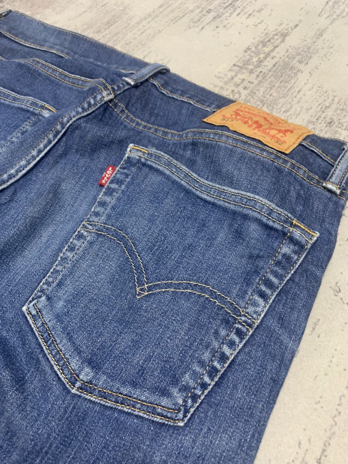 Levi's Levi's 513 Slim Fit Jeans Dark Indigo Modern Denim Size US 33 - 13 Thumbnail