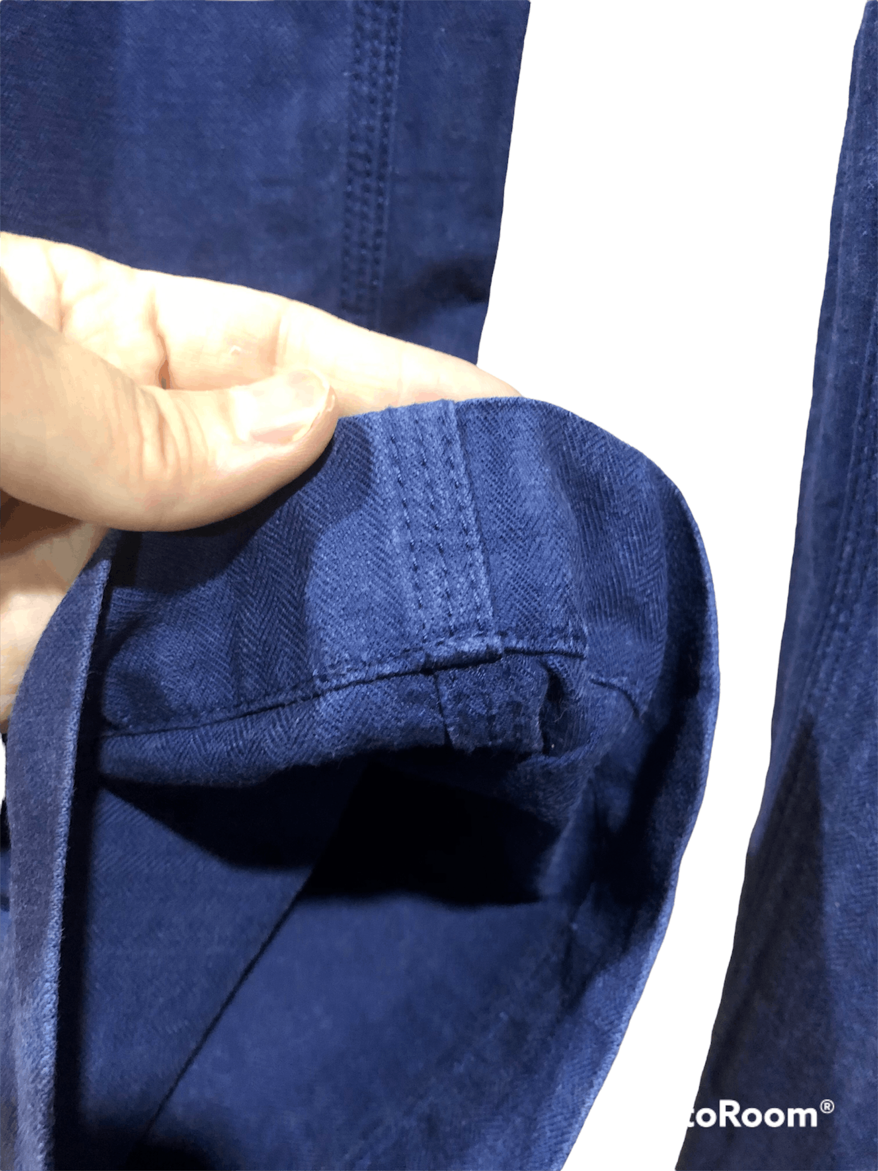 KATO Kato Indigo Hbt herringbone Twill French Work Pants Size US 29 - 8 Thumbnail