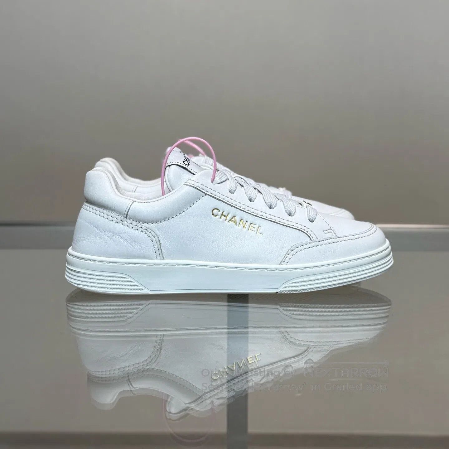 Chanel Chanel Platinum letter logo board shoes Size US 5 / IT 35 - 3 Thumbnail