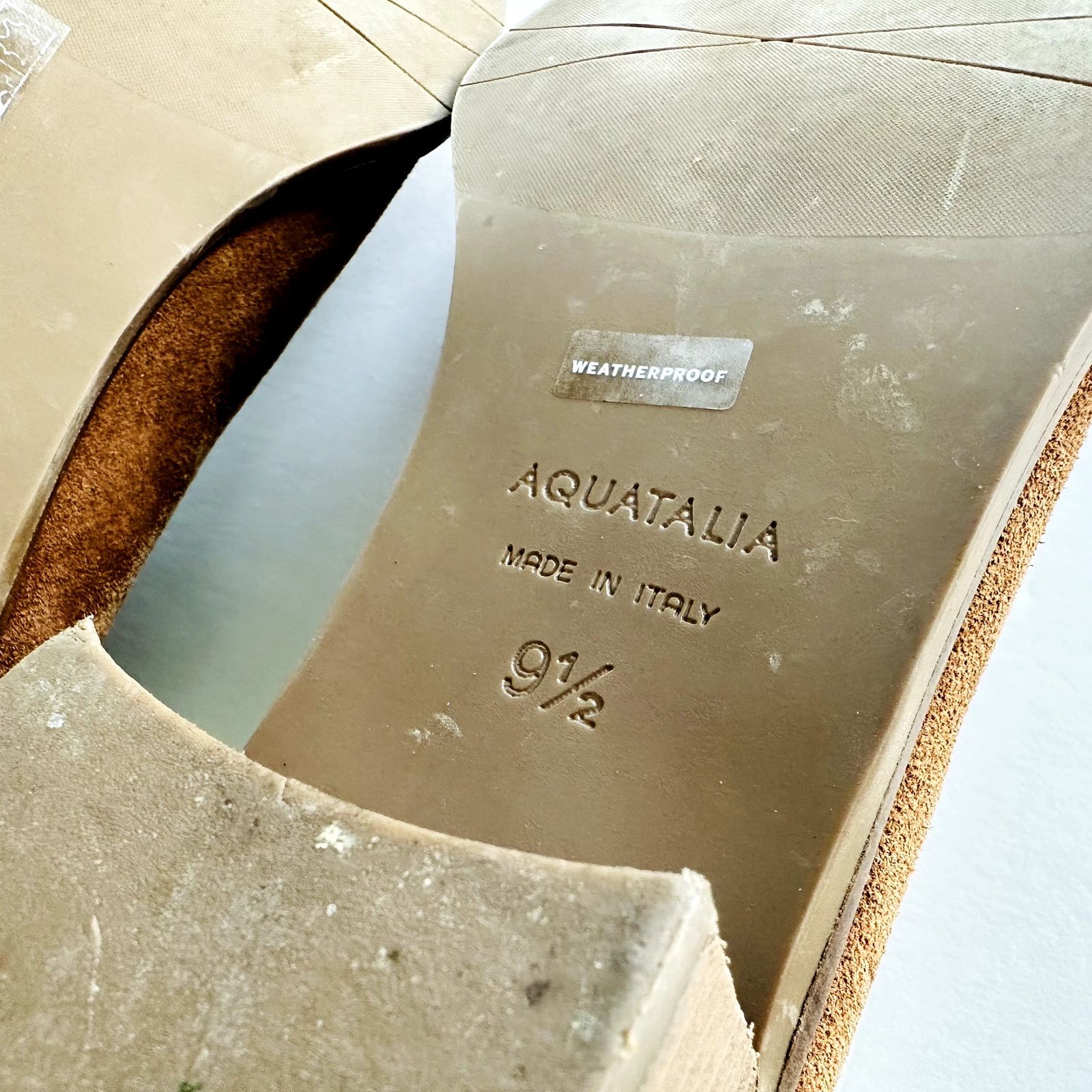Aquatalia AQUATALIA Rosalin Suede Ankle Boot Size 9.5 Whiskey Tan Size US 9.5 / IT 39.5 - 9 Thumbnail