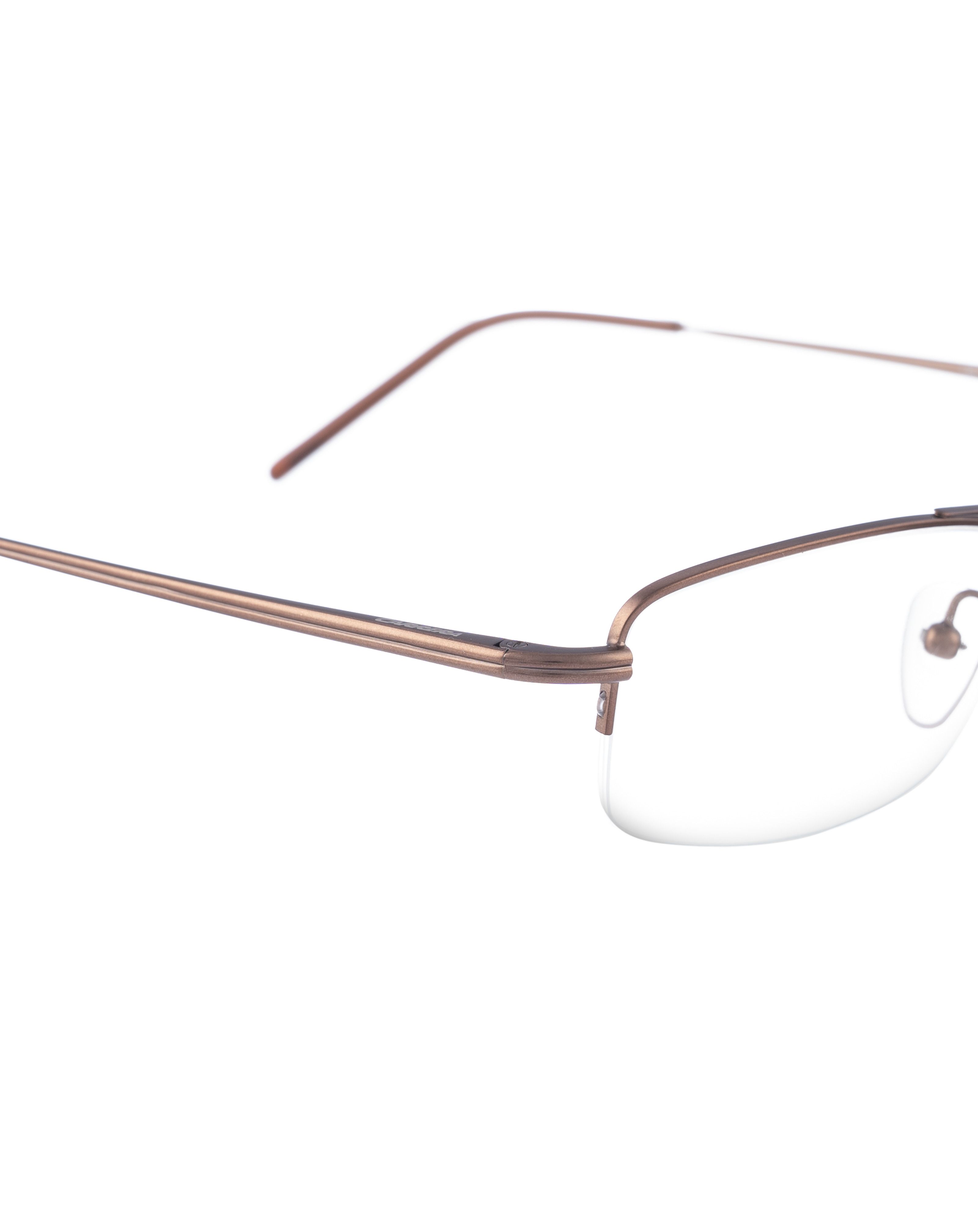 Carrera Carrera 00s Brown Vintage Metal Half Rim Glasses Size ONE SIZE - 3 Thumbnail