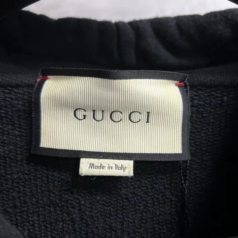 Gucci Gucci The latest black tiger head embroidered logo hoodie - Size US XL / EU 56 / 4 - 3 Thumbnail