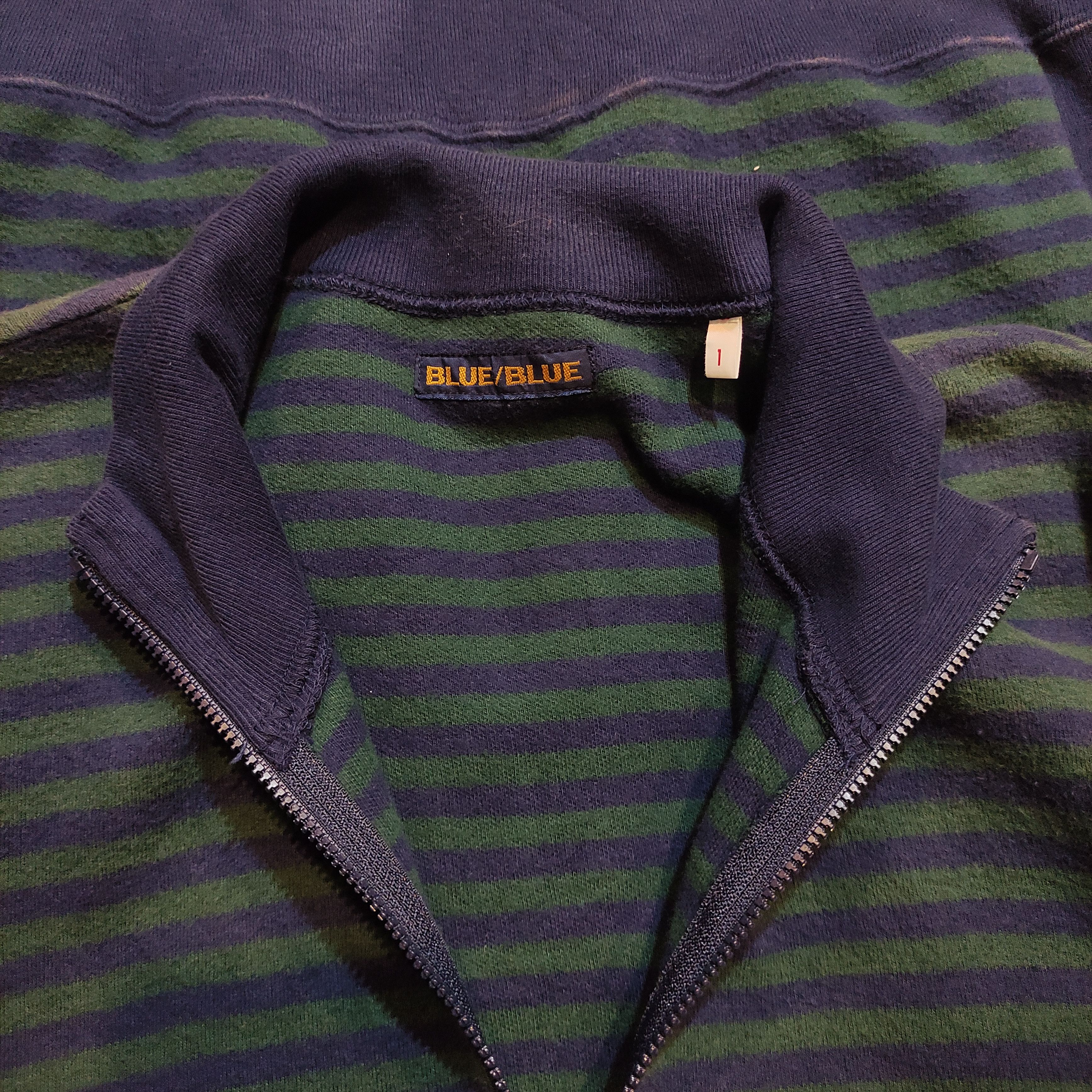 Blue Blue Japan Blue Blue striped sweatshirt Japanese Brand Size US S / EU 44-46 / 1 - 10 Thumbnail